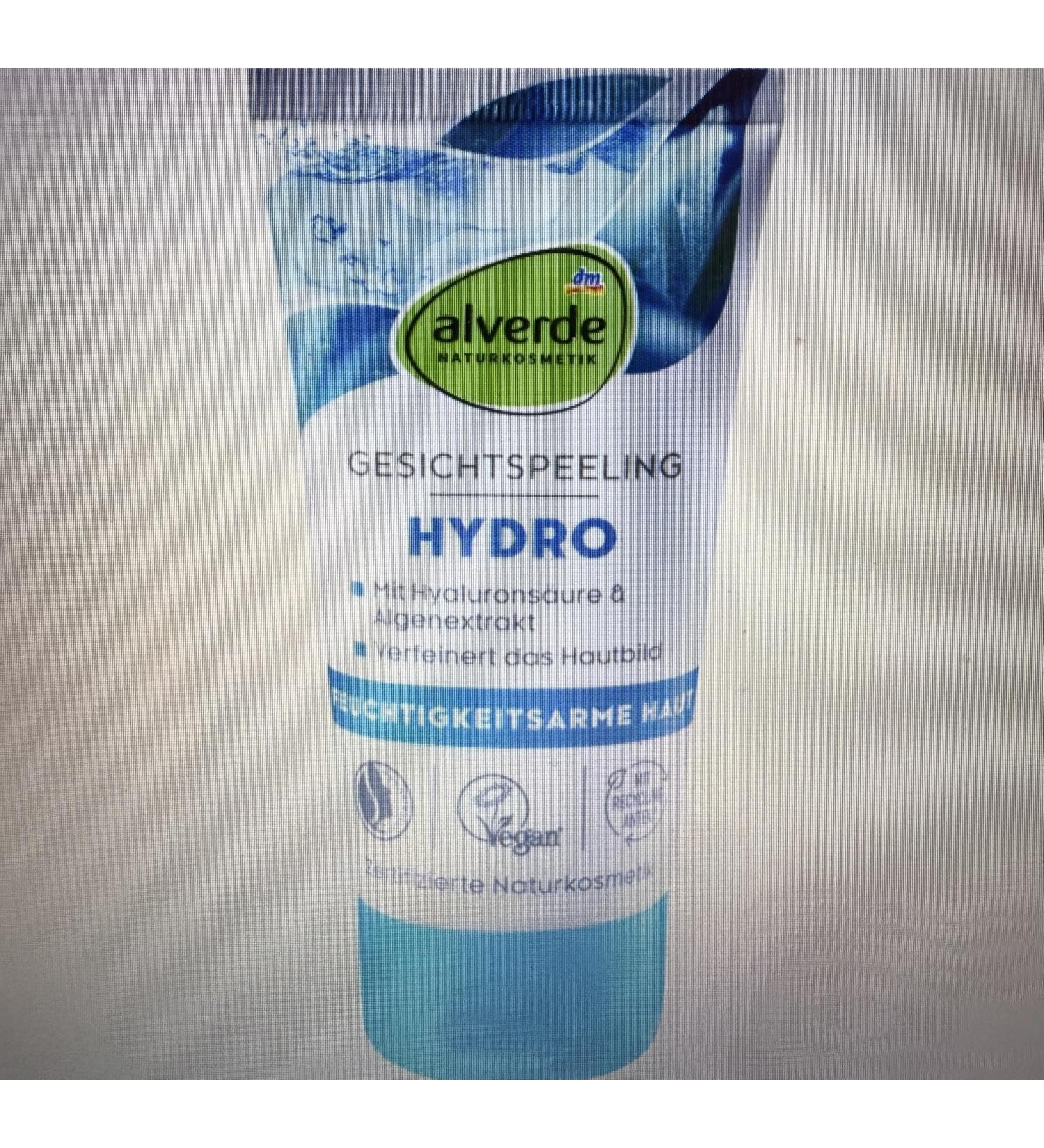 alverde NATUURKOSMETIK Hydro Facial Peeling 75 ml