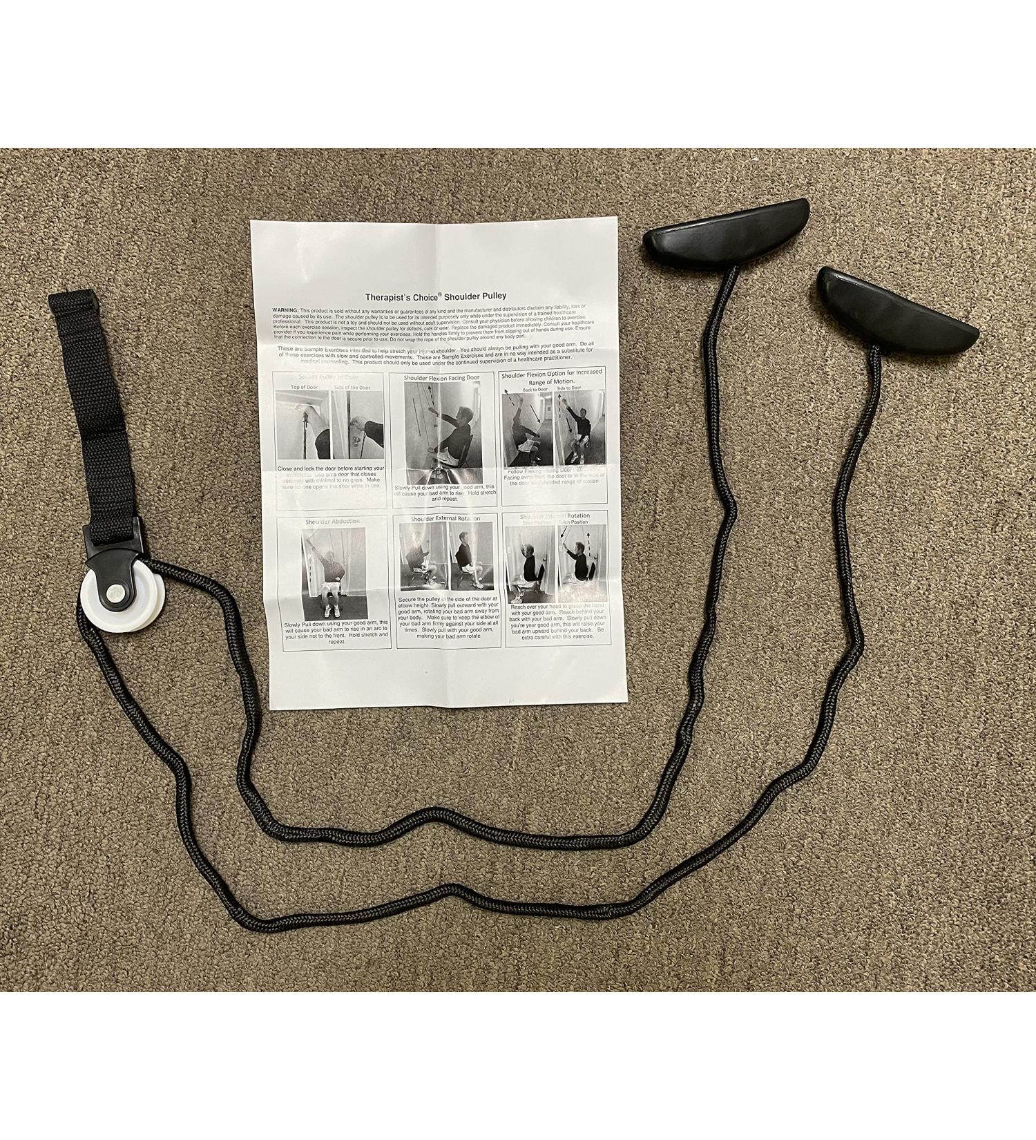 Therapist s Choice Shoulder Pulley Over The Door - Black - Buy Online on GoSupps.com