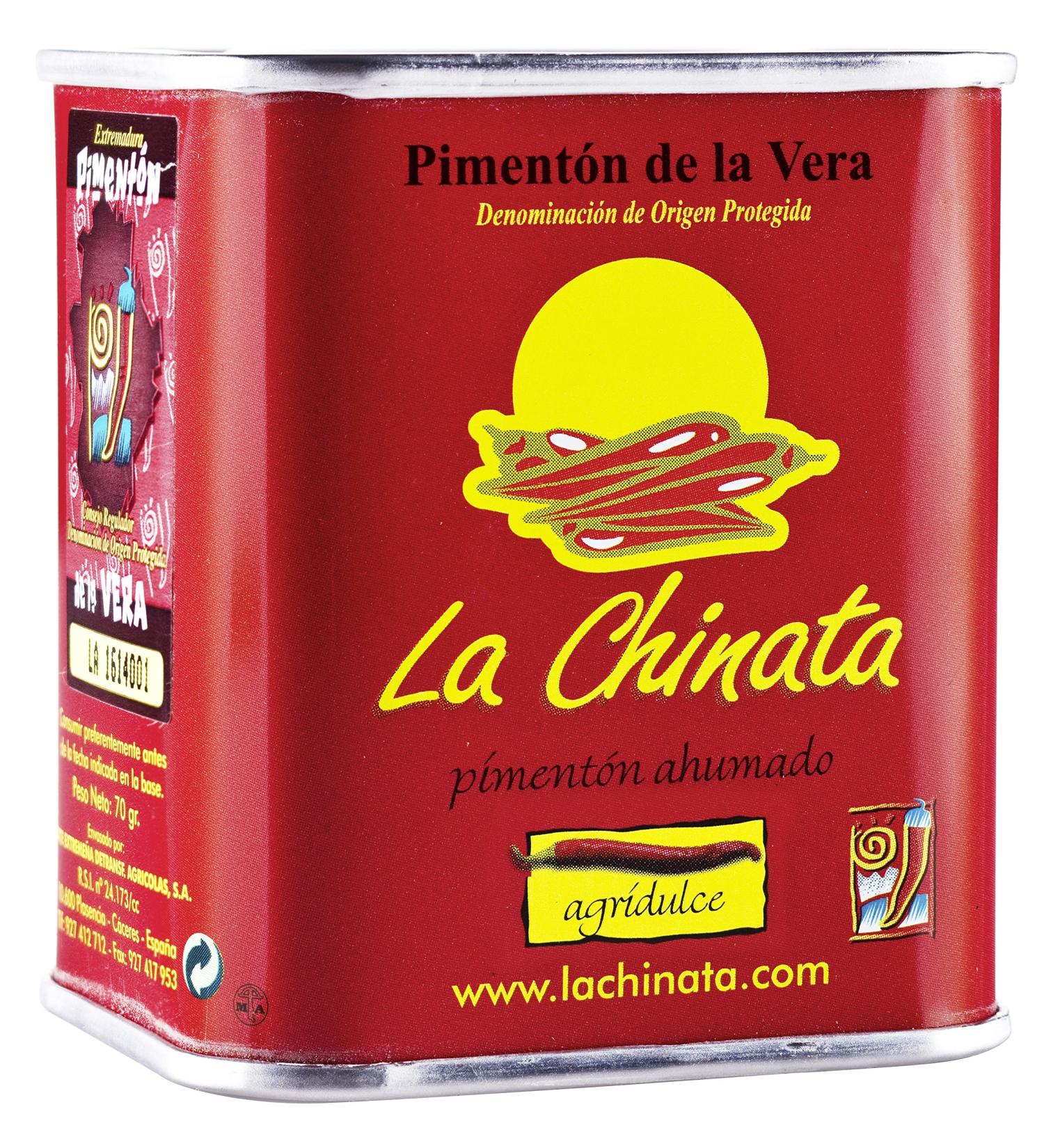 La Chinata Smoked Sweet and Sour Paprika La Chinata 70 GR (pack of 6)