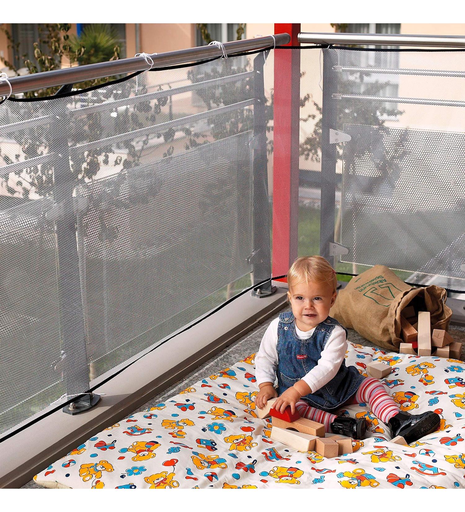 reer balcony net protective net for outdoor use 294 x 94 cm