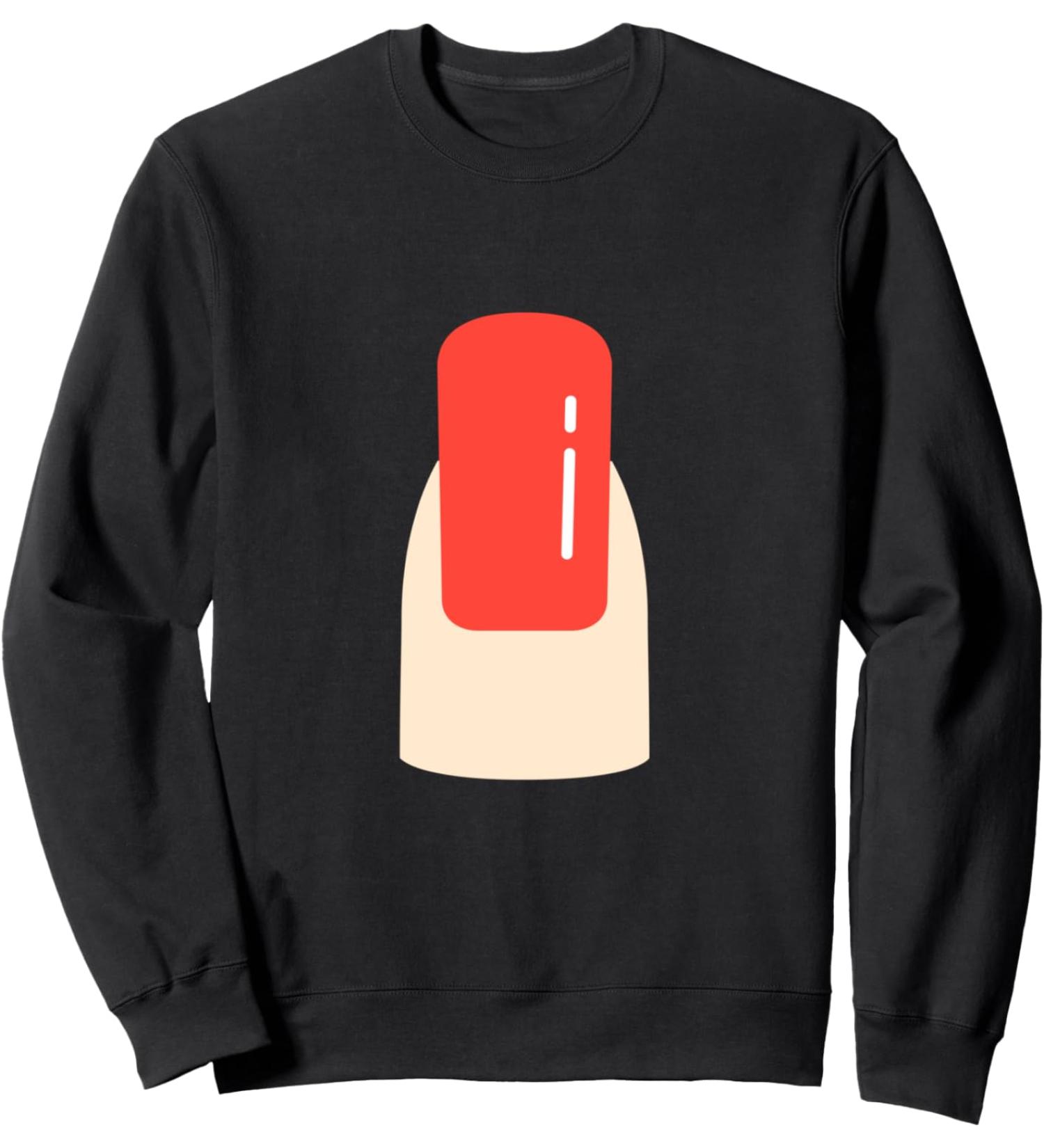 Manicure Manicurist Polished Fingernail Sweatshirt