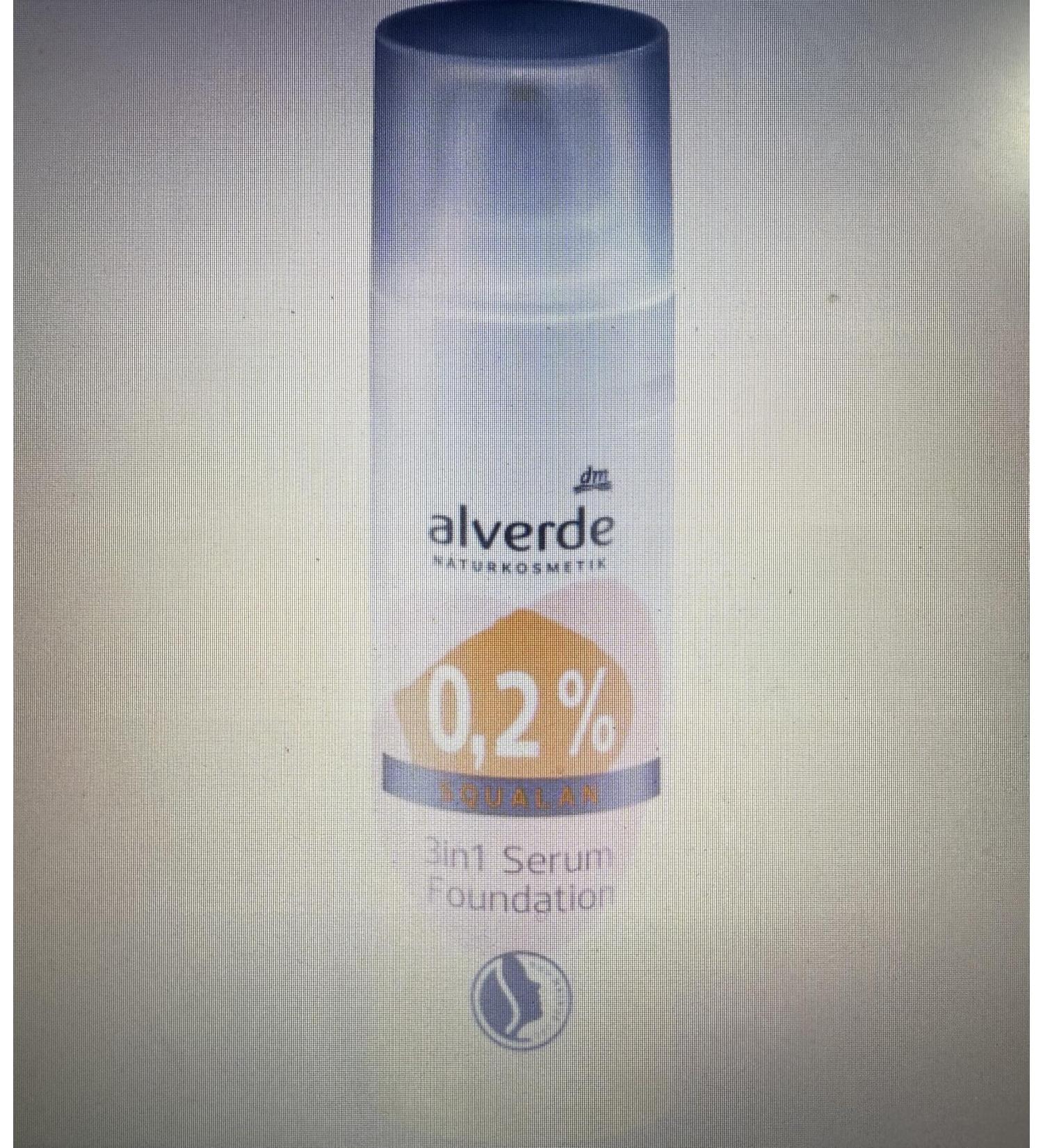 alverde Naturkosmotic Serum Foundation 3in1 with 02 squalane 30 ml