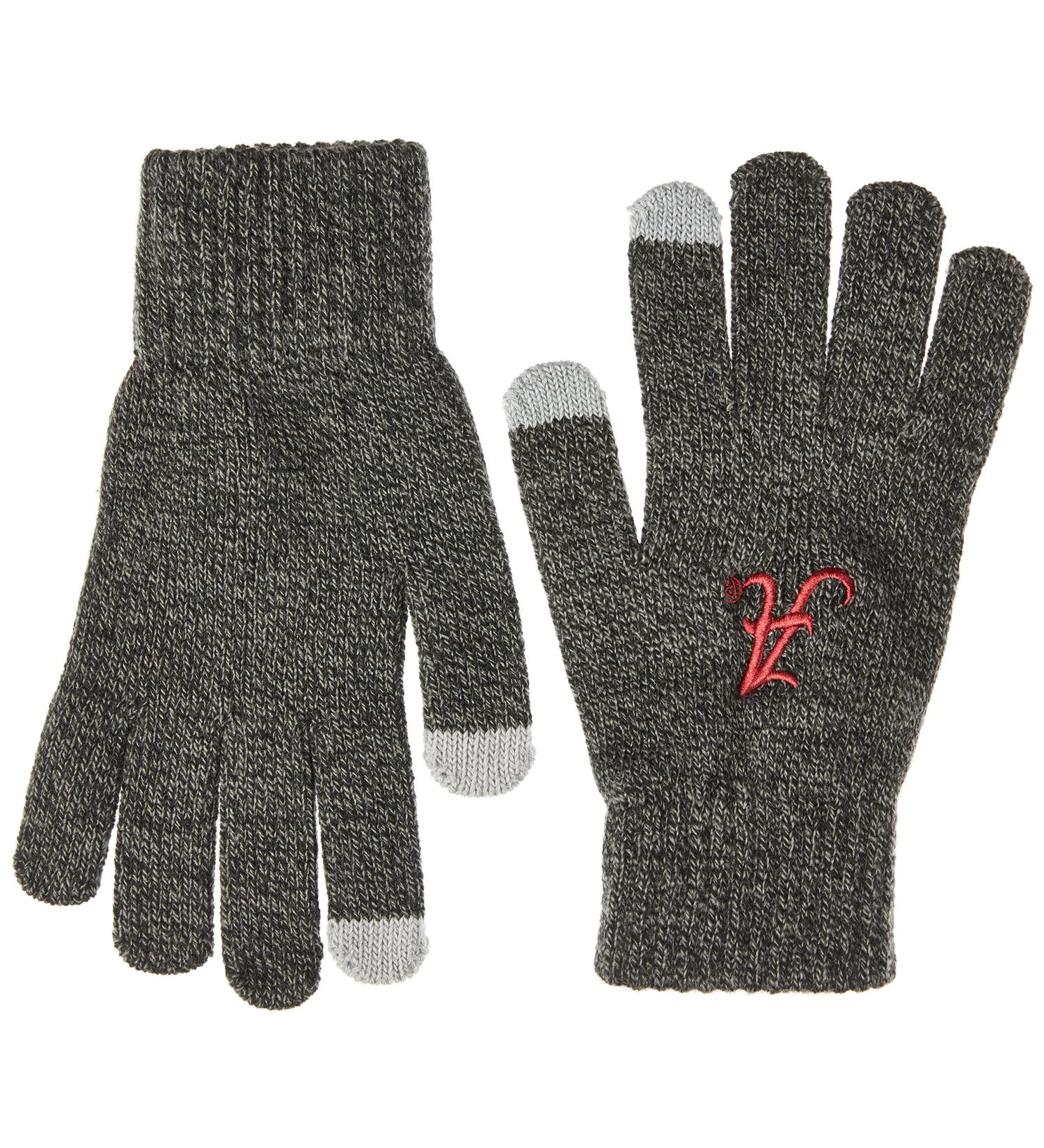 FOCO NCAA unisex Charcoal Gray Gloves Alabama Crimson Tide One Size Gray