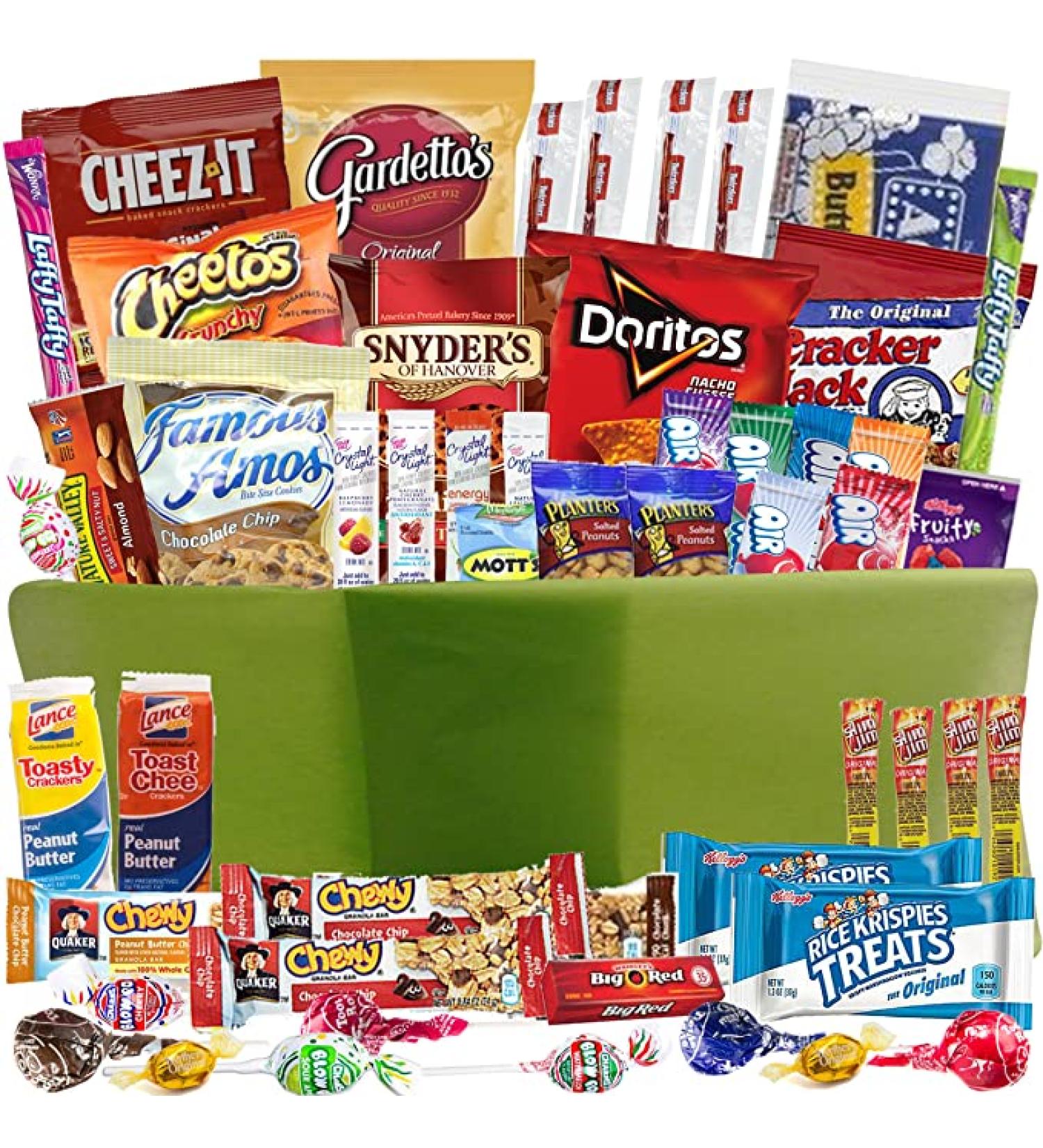 Catered Cravings Sweet and Salty Snacks Gift Basket	(52 Count) - Buy Online on GoSupps.com
