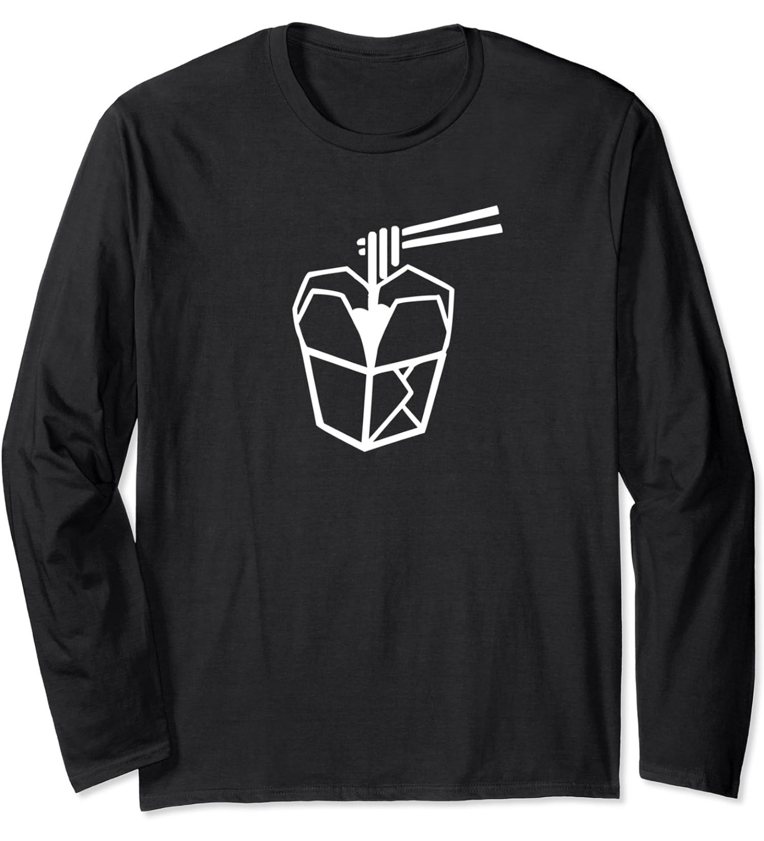 Asian Fast Food Ramen Noodles Long Sleeve T-Shirt