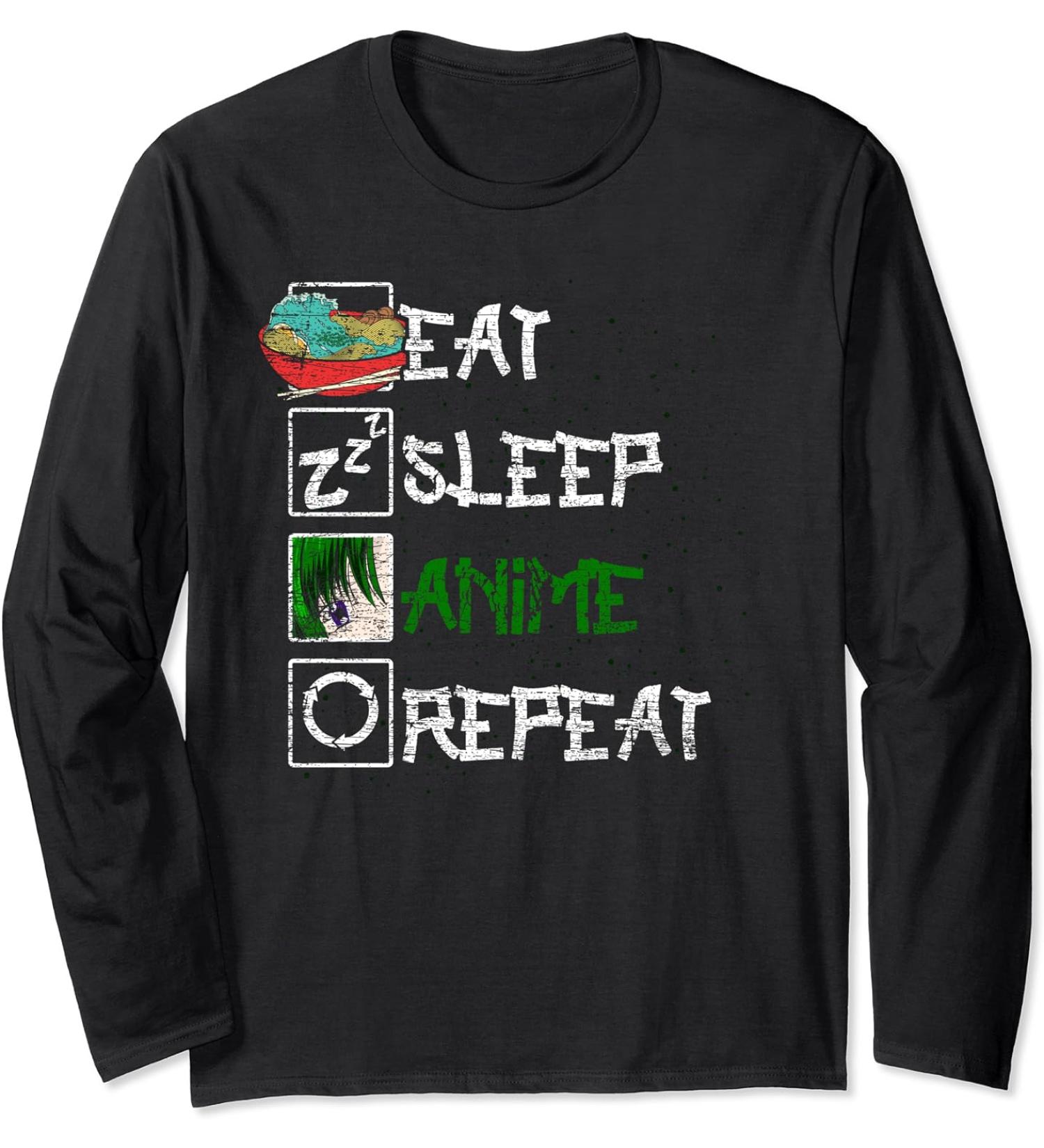 Kawaii Ramen Noodles Japan Otaku Japanese Manga Anime Long Sleeve T-Shirt