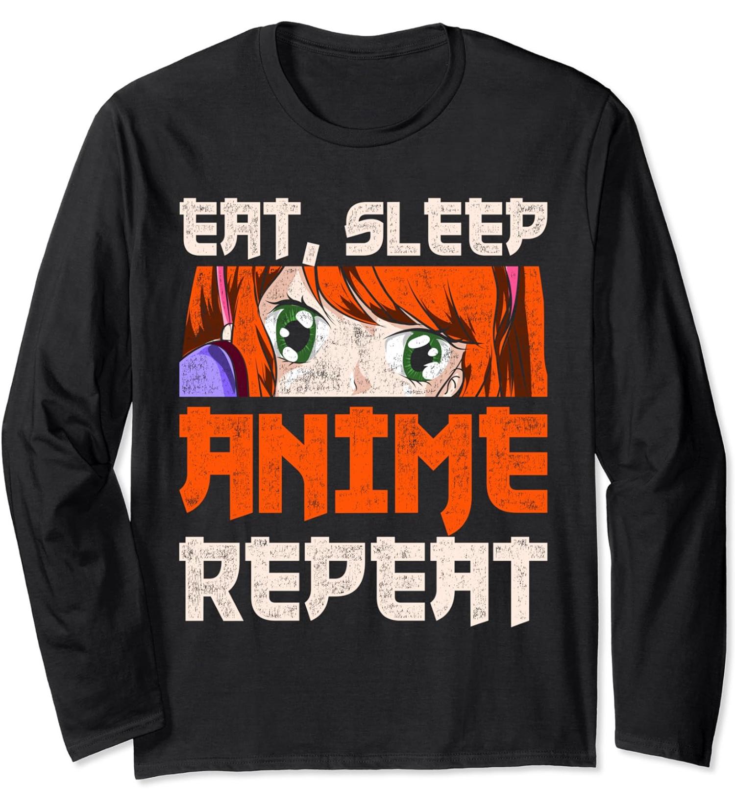 Kawaii Manga Japanese Bowl Of Ramen Noodles Otaku Anime Long Sleeve T-Shirt