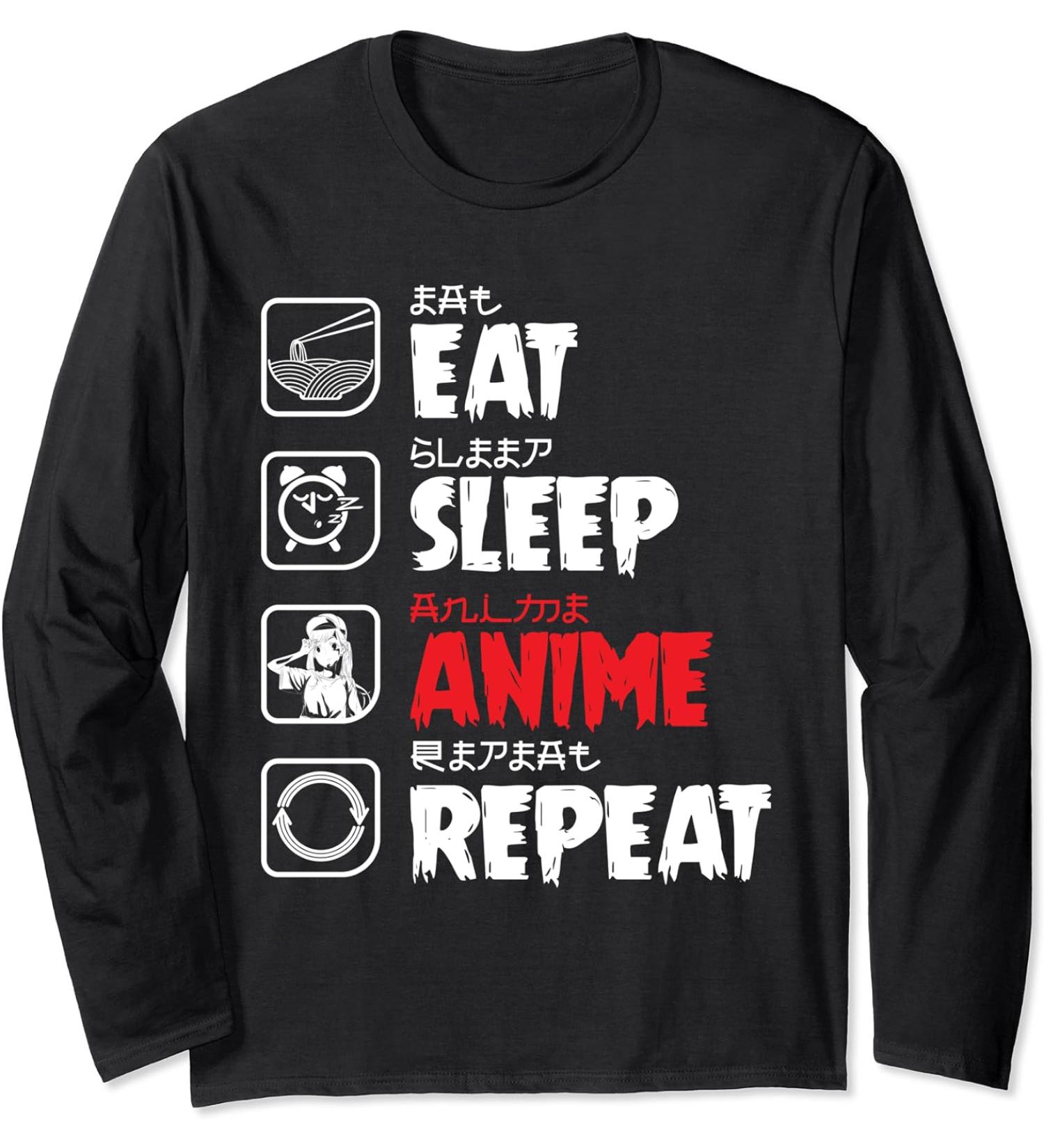Japan Ramen Noodles Otaku Kawaii Japanese Manga Anime Long Sleeve T-Shirt