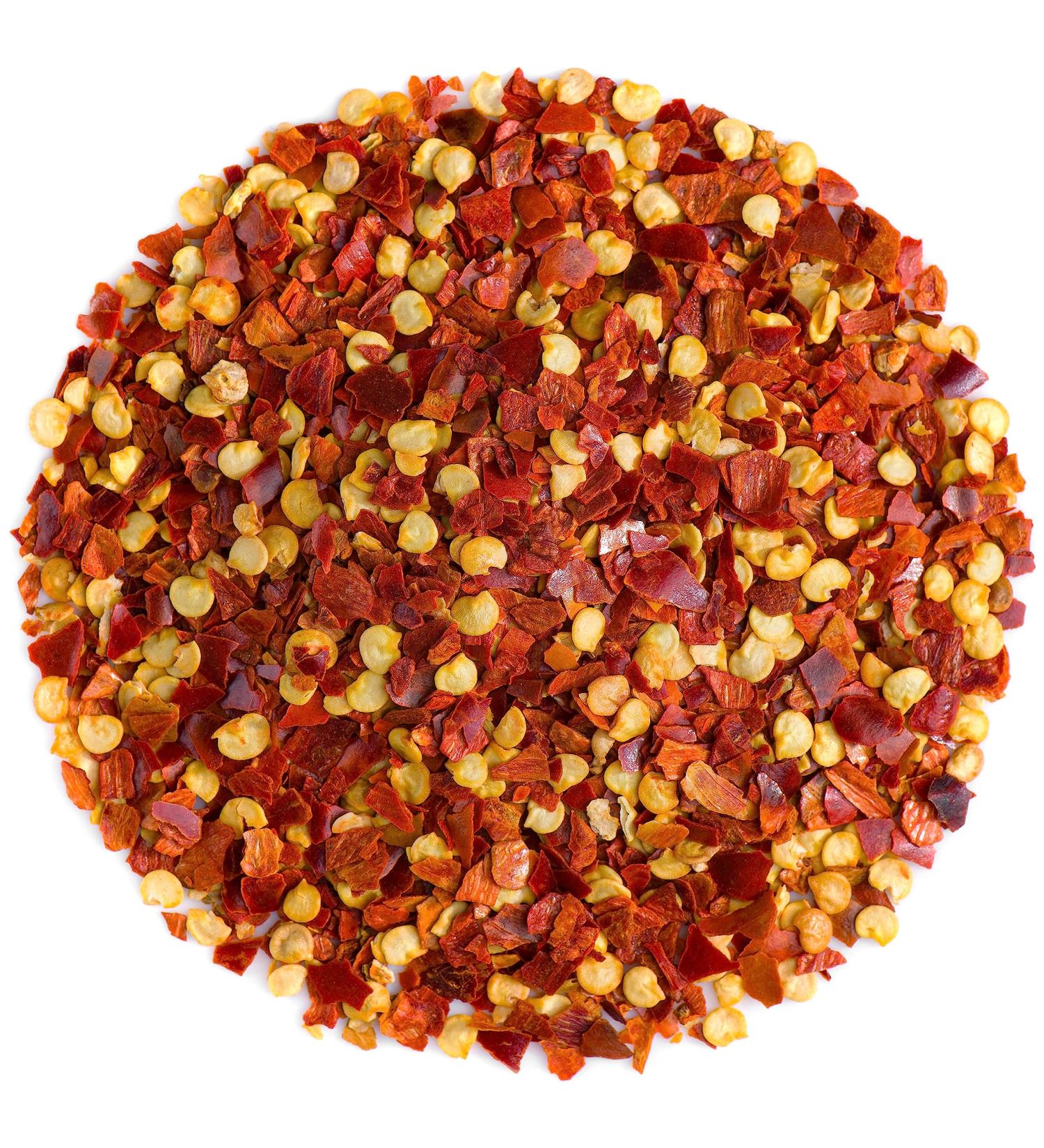 Buy Organic Red Chili Flakes - 200g Crushed Red Pepper for Spicy Dishes | International Shipping Available - Buy Online on GoSupps.com