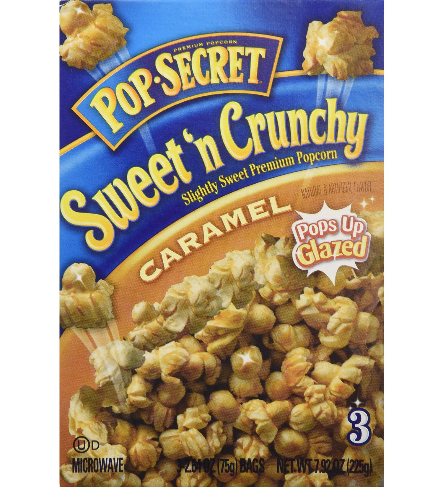 Pop-Secret Sweet 'N Crunchy Caramel Popcorn - 3 Bag Box - Buy Online on GoSupps.com