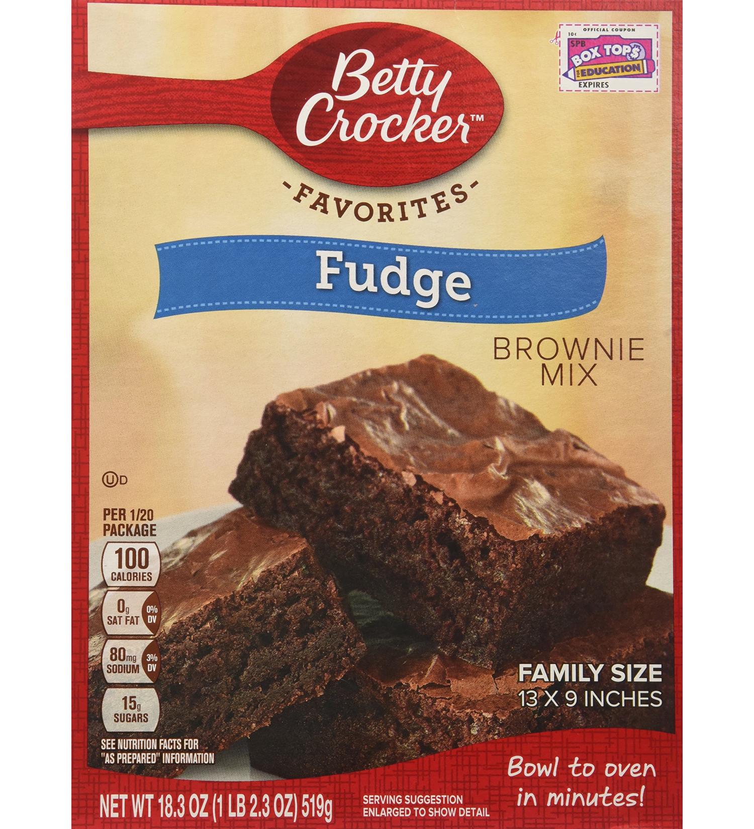 Buy Betty Crocker Fudge Brownie Mix Family Size 18.3oz (Pack of 4) - International Shipping Available - Buy Online on GoSupps.com