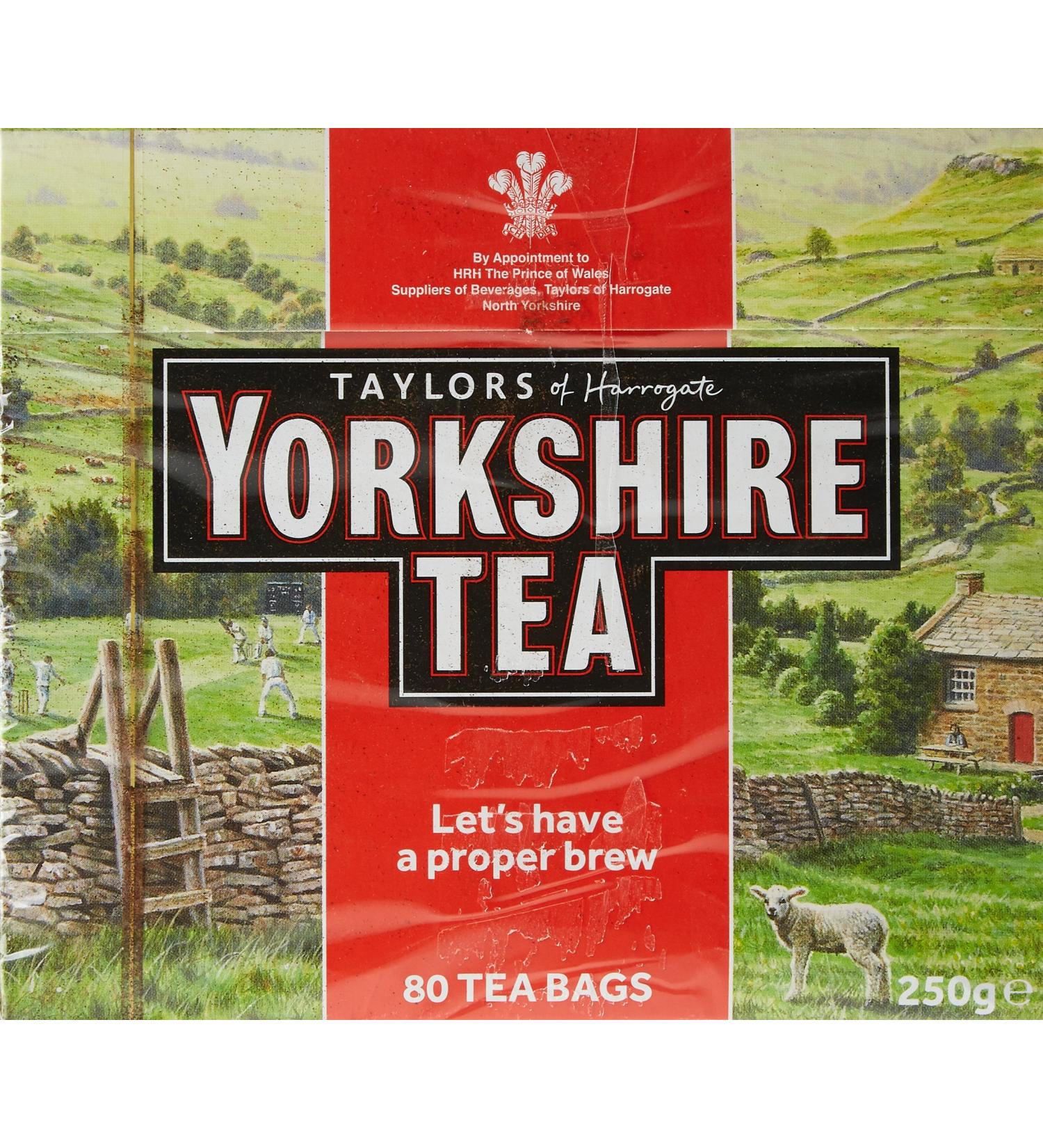 YORKSHIRE black tea 80 Sachets - 1 unit - Buy Online on GoSupps.com