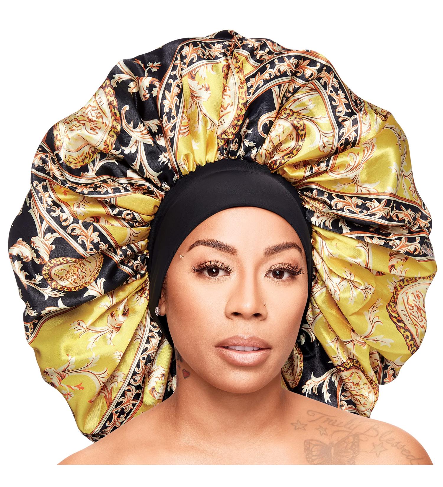 Red by Kiss RoyalLux X Keyshia Cole Wide Brim Reversible Silky Frizz Free Sleep Cap - Super Jumbo Luxury for International Shipping - Buy Online on GoSupps.com
