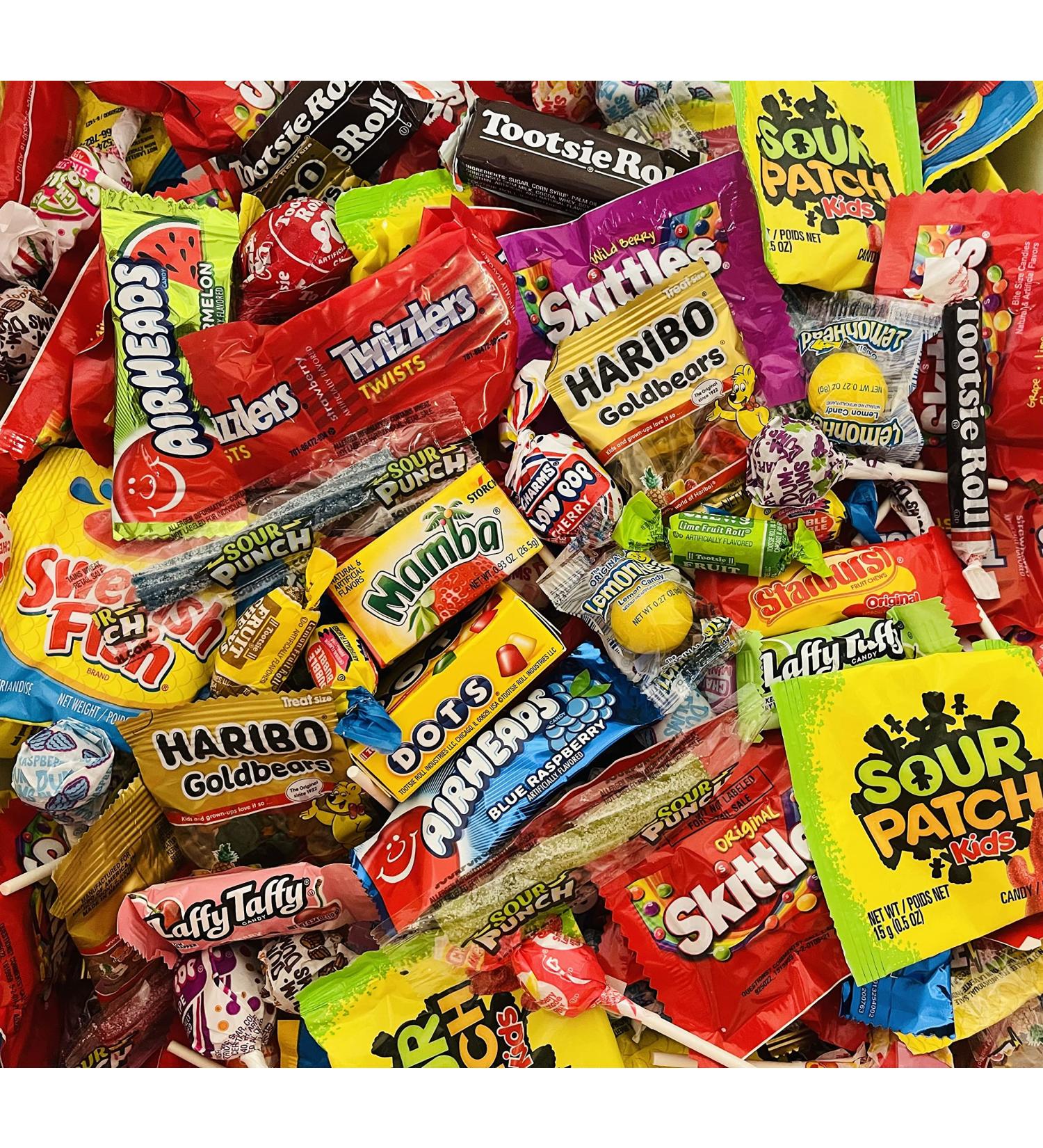 Ultimate Candy Bulk Variety Pack - Assorted Fun Size Candies (4lbs 8oz) - Perfect for Parties, Pinatas, Halloween - Individually Wrapped - Buy Online on GoSupps.com