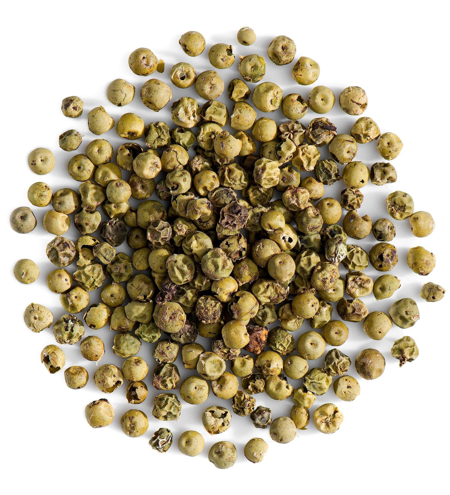 Organic Green Peppercorns Whole - Gourmet Pepper Corn for Grinder - 100g - Buy Online on GoSupps.com
