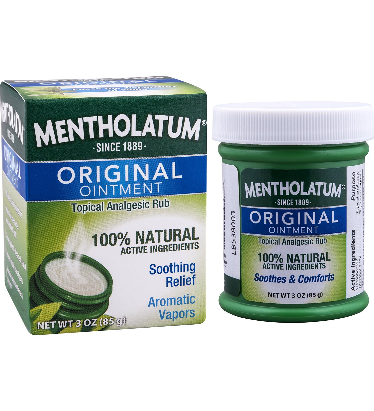Mentholatum Ointment 3 Ounce - Pack of 4 | Pain Relief Ointment for Muscles & Joints - Buy Online on GoSupps.com