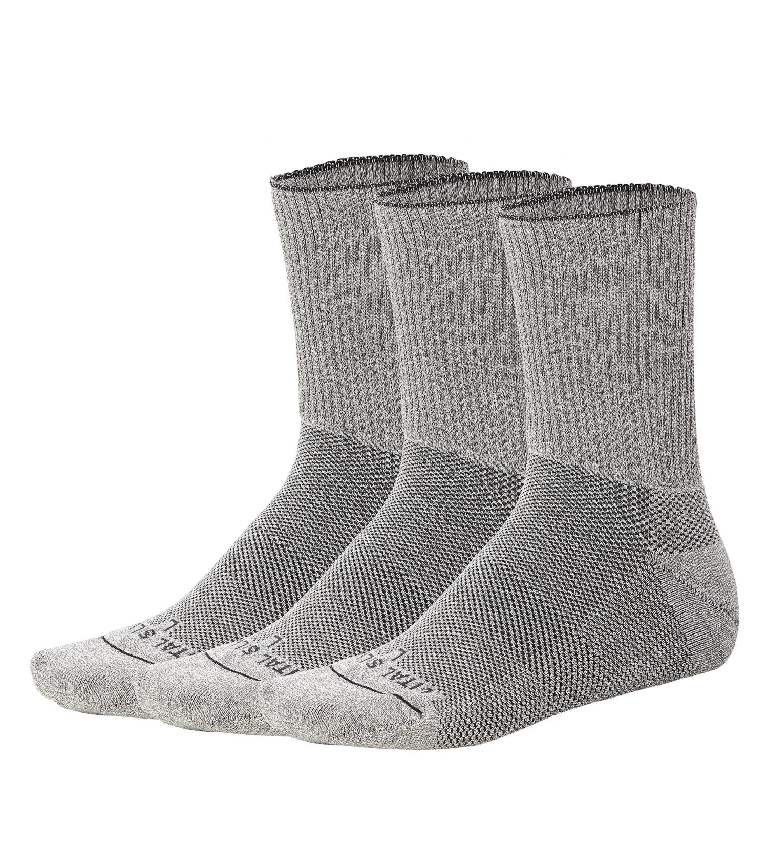 Vital Salveo Soft Non-Binding Seamless Diabetic Socks - Crew Long (3 Pairs) - Buy Online on GoSupps.com