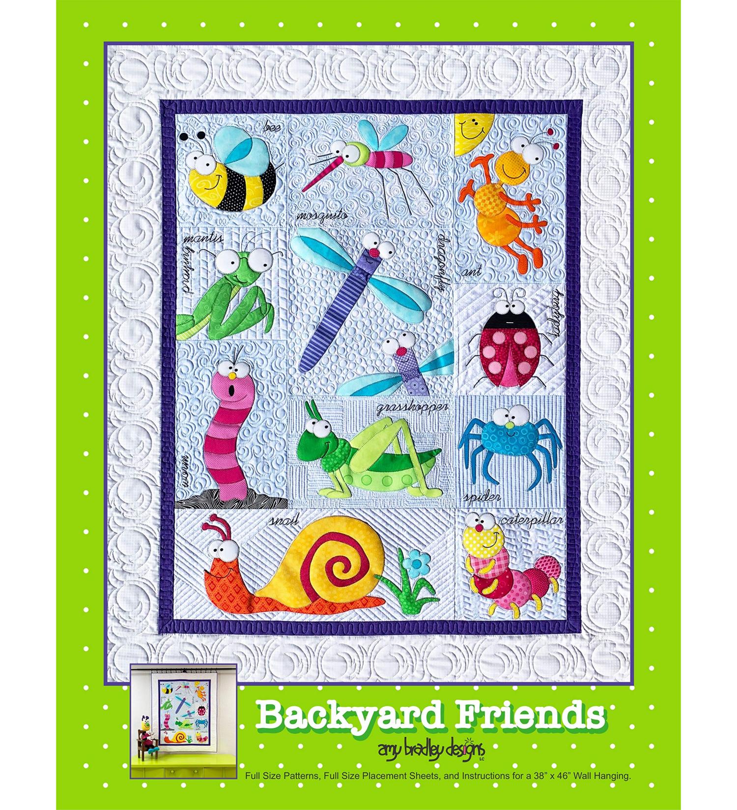 Backyard Friends Quilt Pattern by Amy Bradley Designs - Buy Online on GoSupps.com