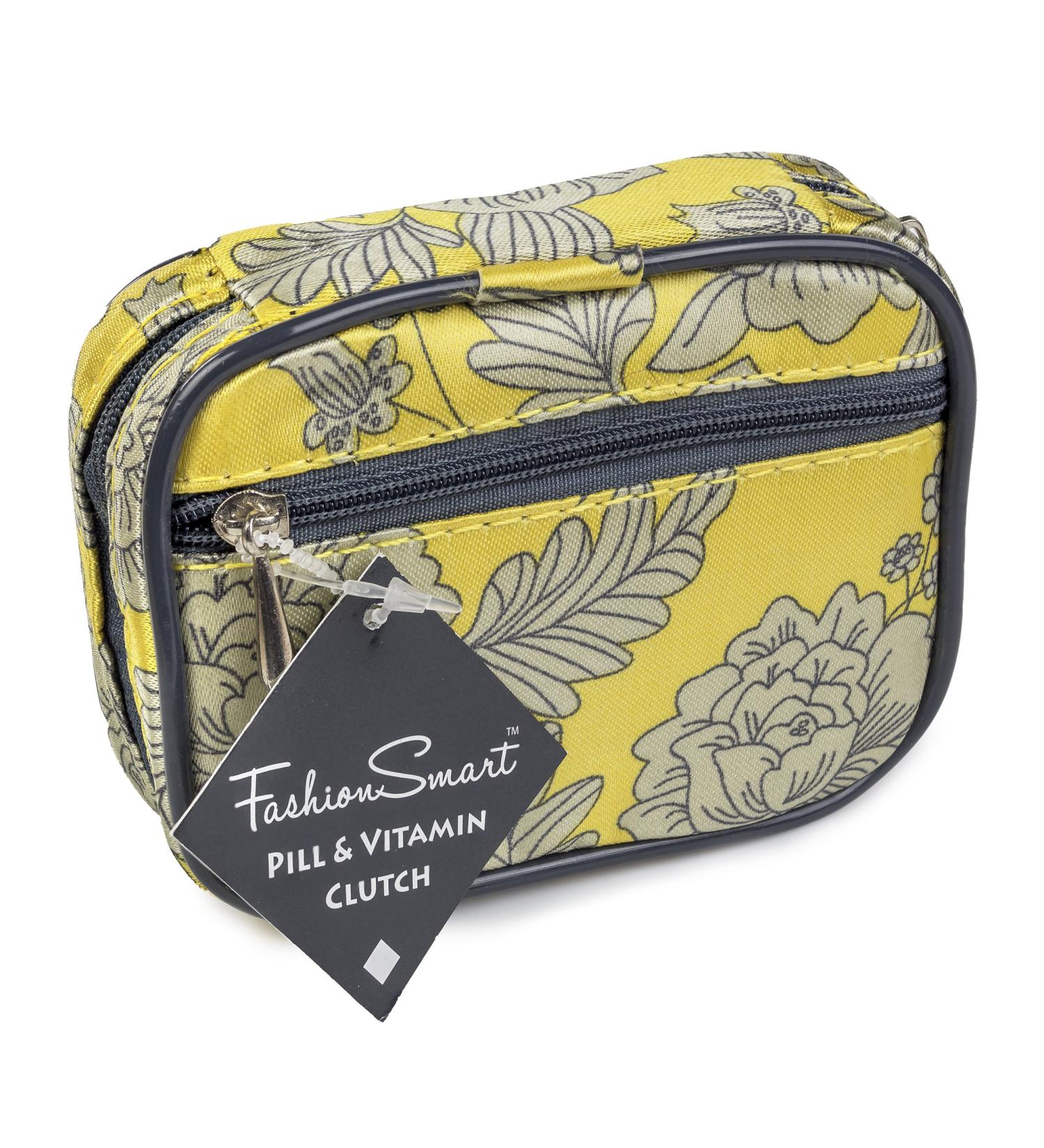 Fashion Smart Women's Travel Pill & Vitamin Organizer | Stylish & Convenient Solution for Vitamins & Medications - Buy Online on GoSupps.com