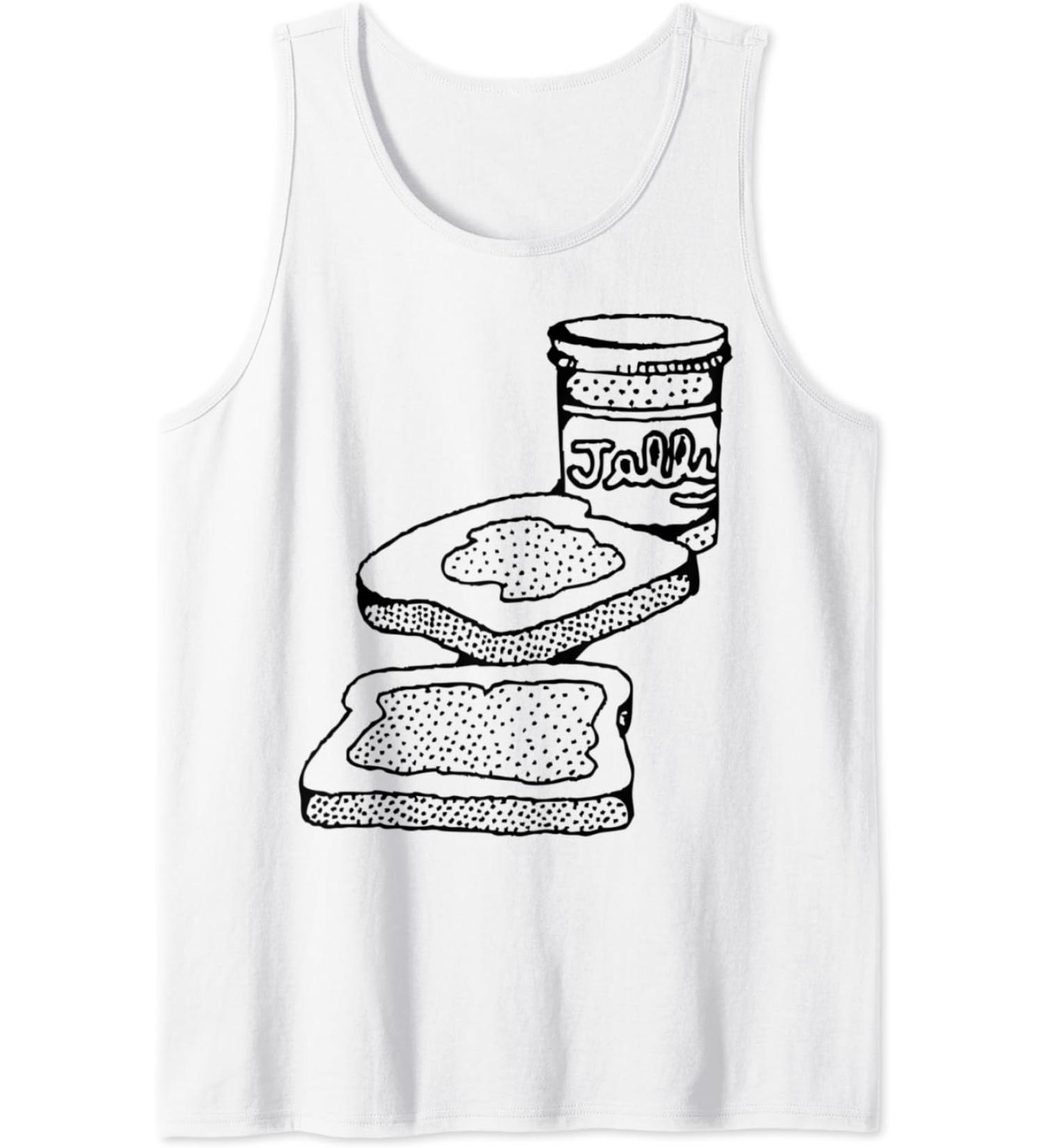 Peanut Butter Jelly Sandwich Tank Top