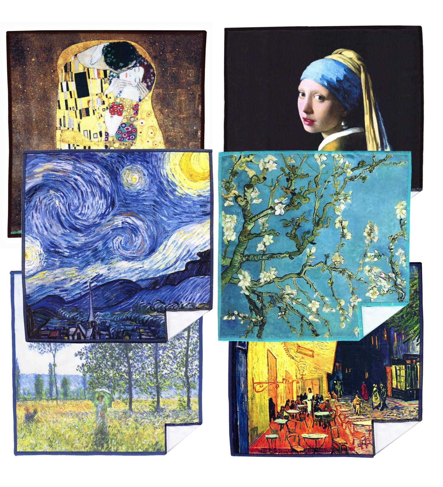 Premium Classic Art Microfiber Cloth - 6 Pack for Camera Lens Glasses & Screens | Ultra Soft Cleaning Cloths - Buy Online on GoSupps.com
