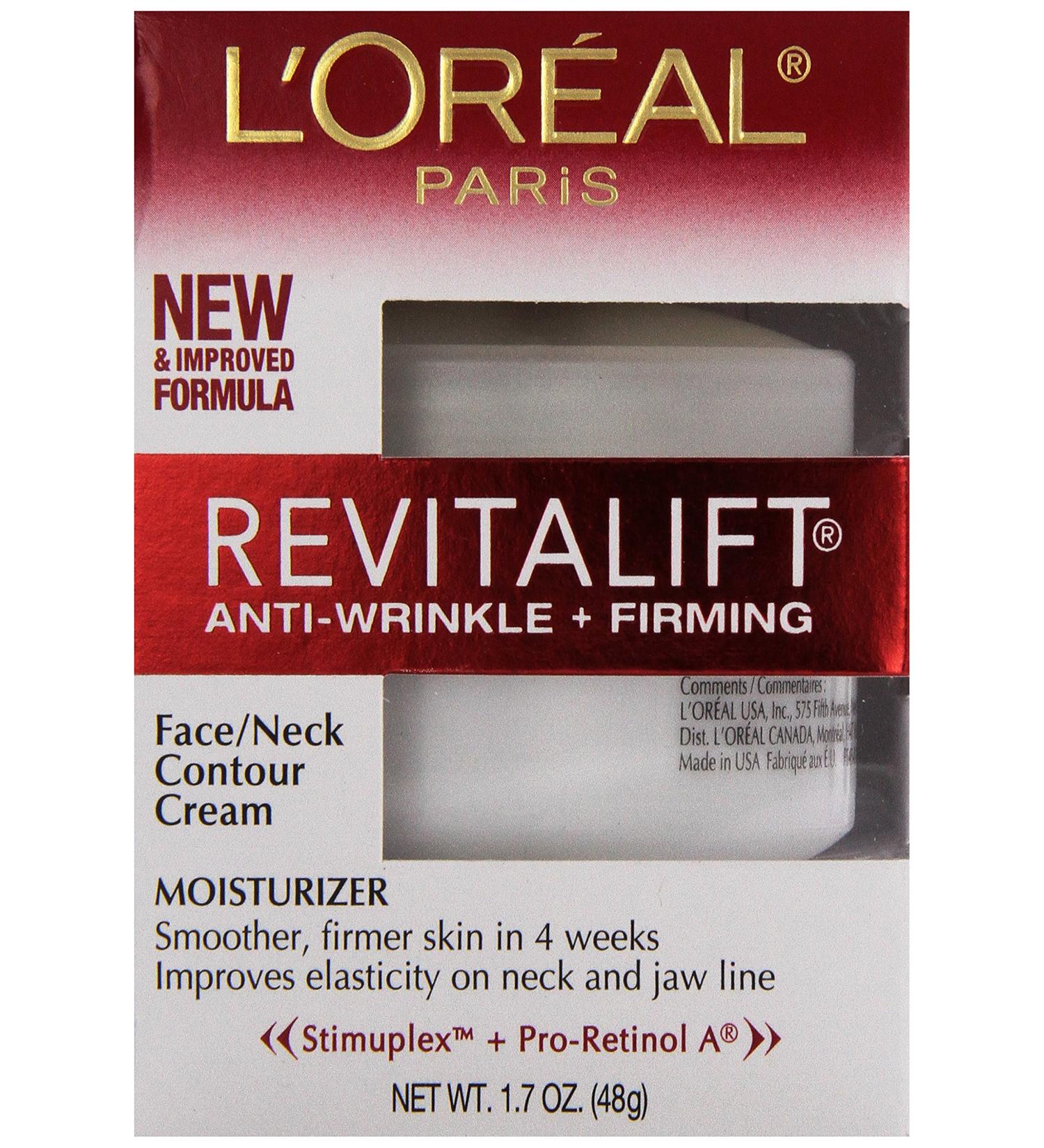 L'Oreal Advanced Revitalift Face and Neck Cream 1.7 oz - Dermo Expertise for Anti-Aging Skincare - Buy Online on GoSupps.com