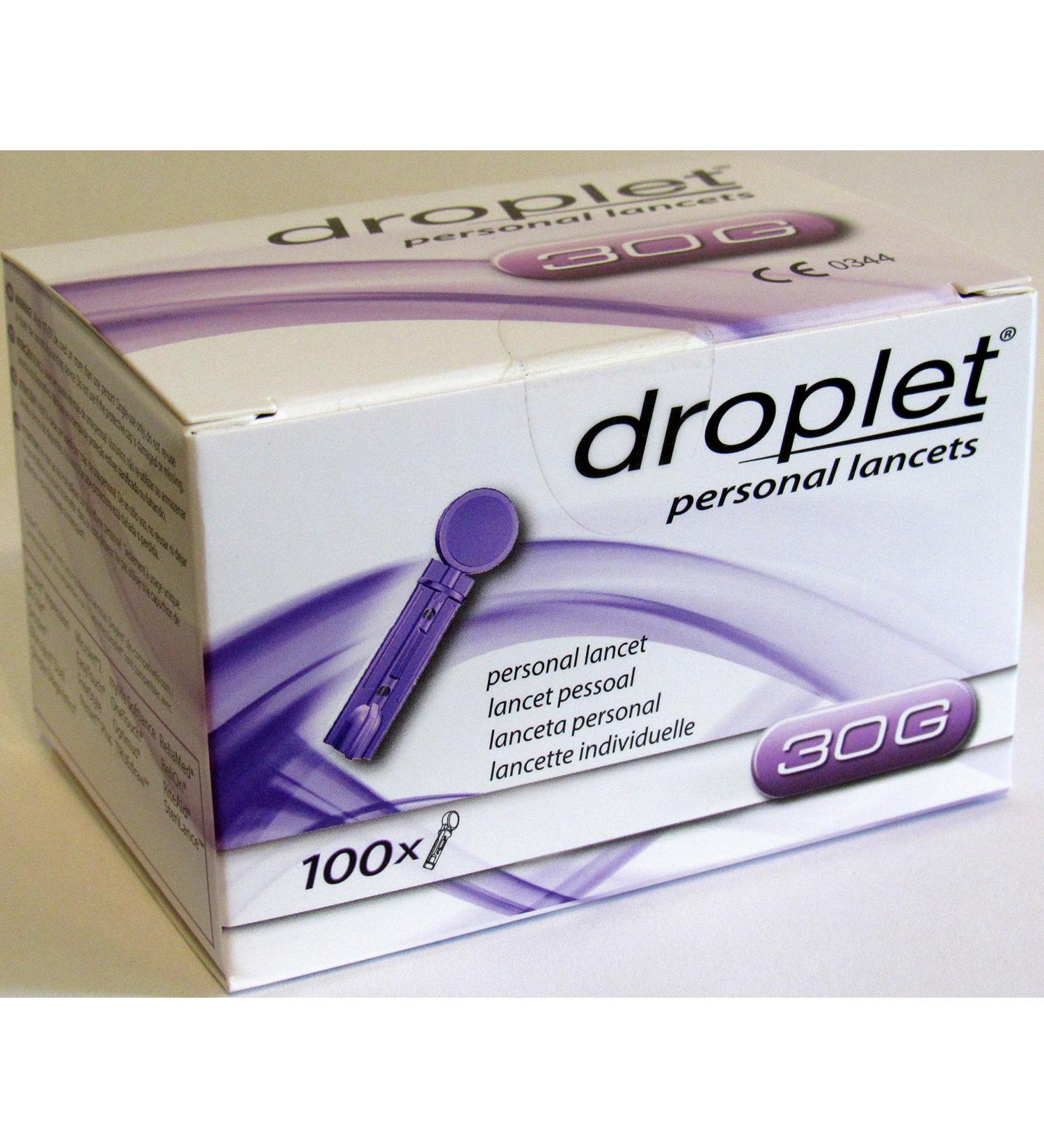 Droplet Lancets 100-count 30G