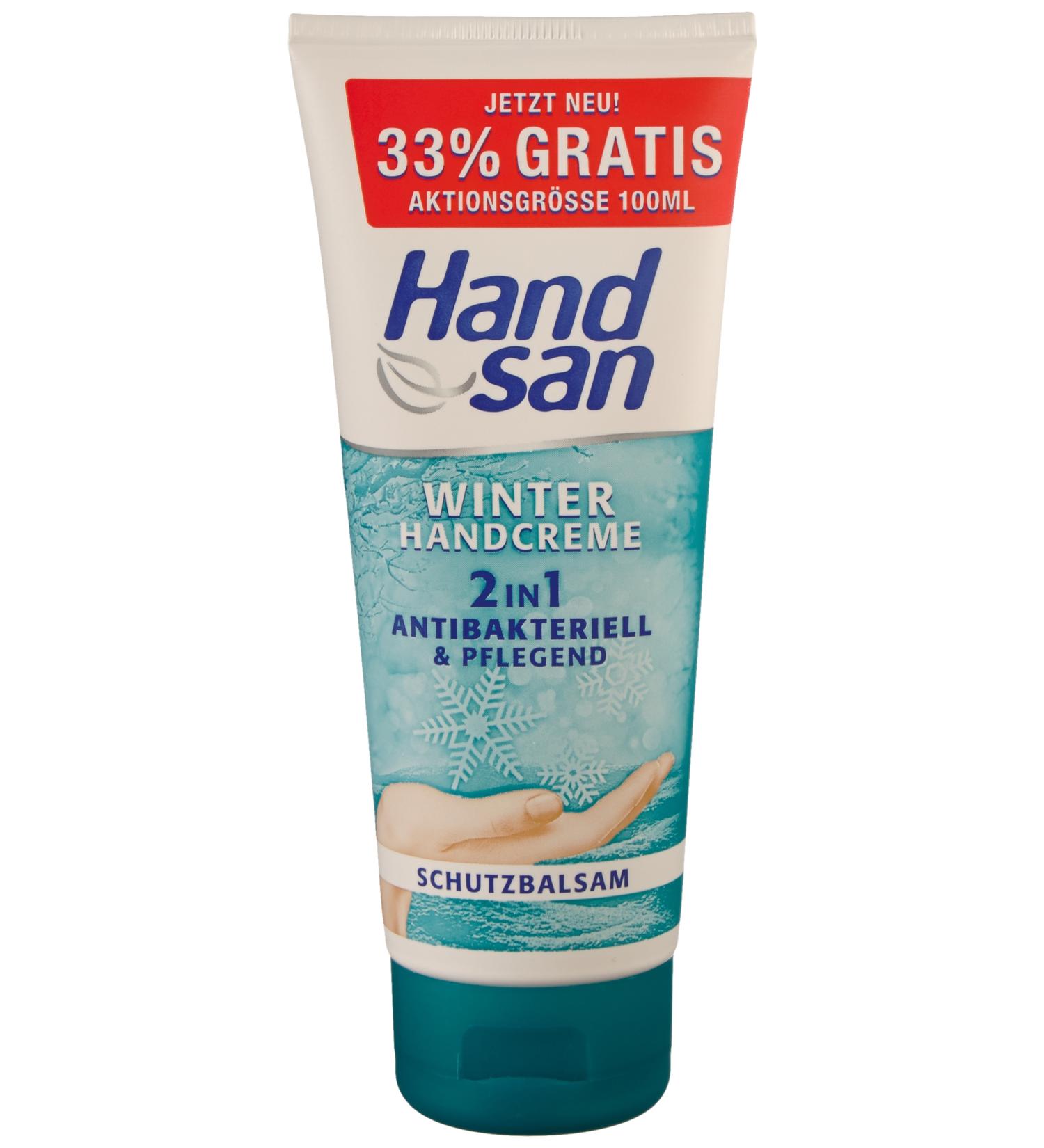 Handsan Winter Hand Cream 2in1 Limited Edition 100ml Pack of 3 (3 x 100 ml)