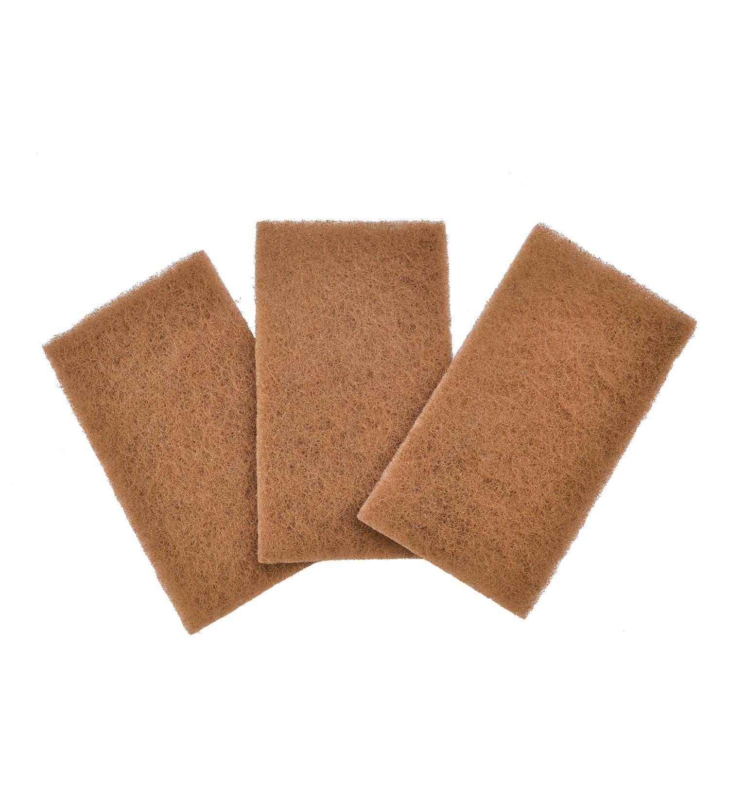 Full Circle Neat Nut Walnut Shell Scouring Pads - Non-Scratch, 3-Pack, Eco-Friendly Cleaning Pads - Buy Online on GoSupps.com