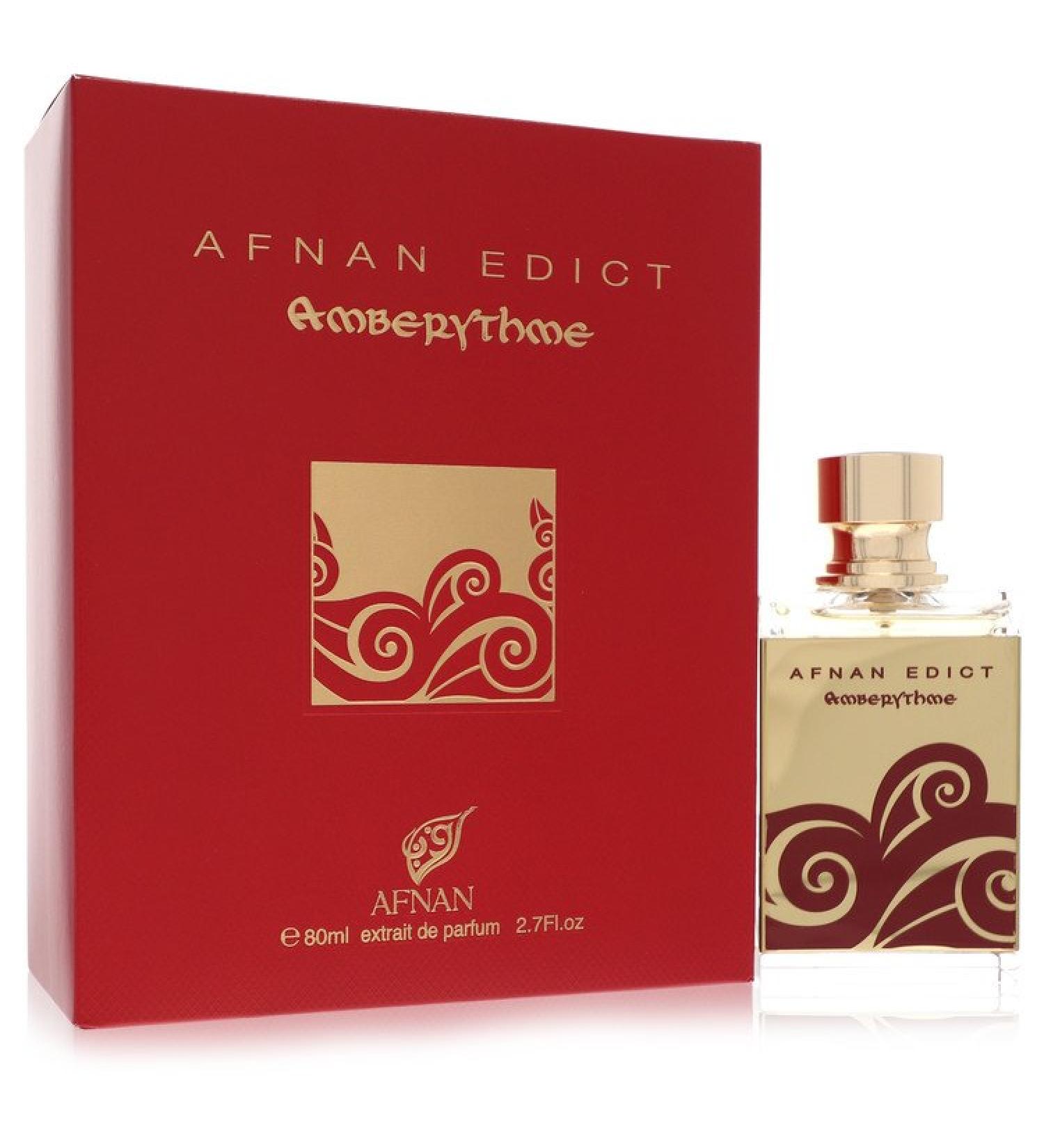 Afnan Edict Amberythme by Afnan Extrait De Parfum Spray (Unisex) 2.7 oz for Women