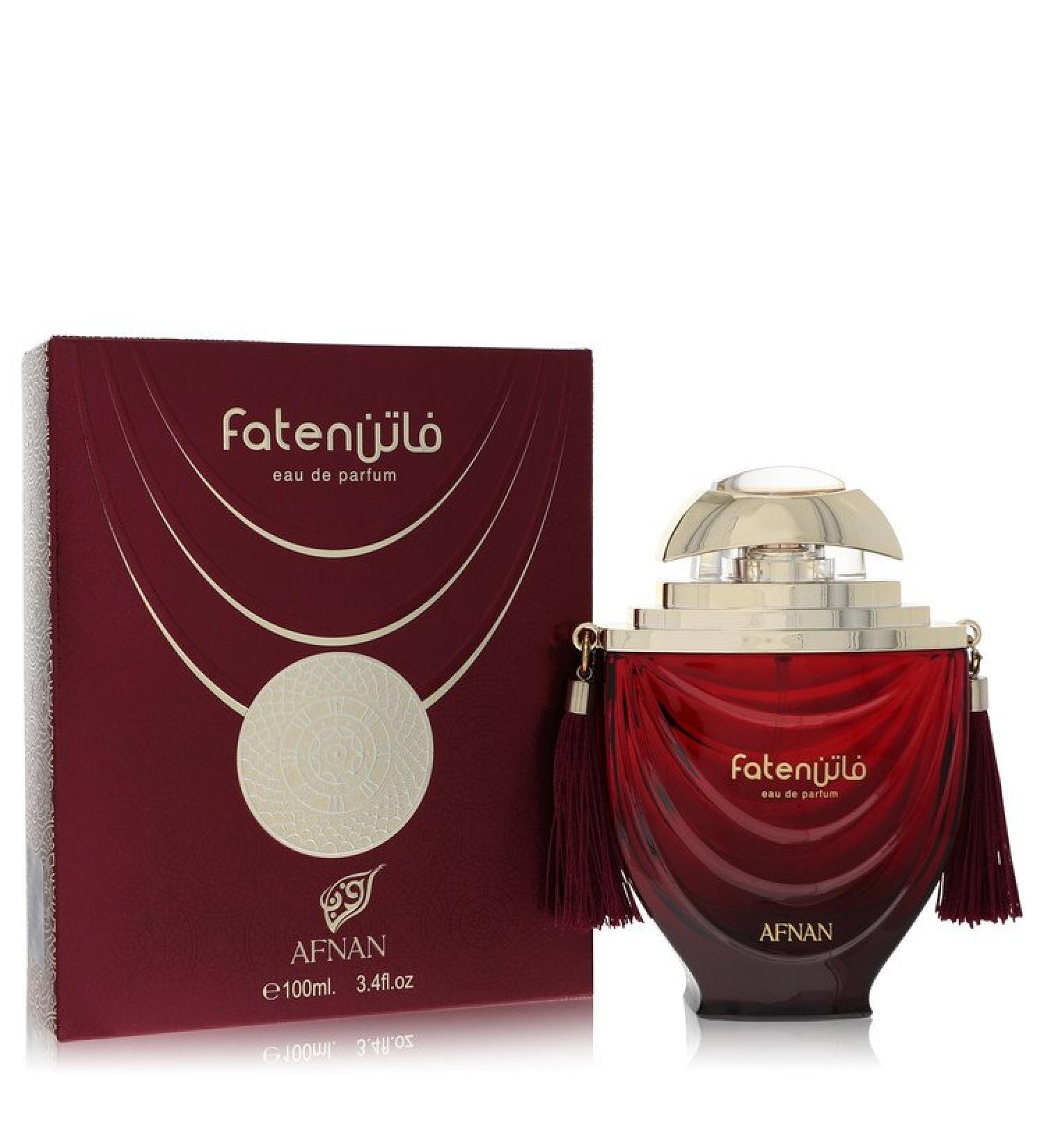 Afnan Faten Maroon by Afnan Eau De Parfum Spray (Unisex) 3.4 oz for Women