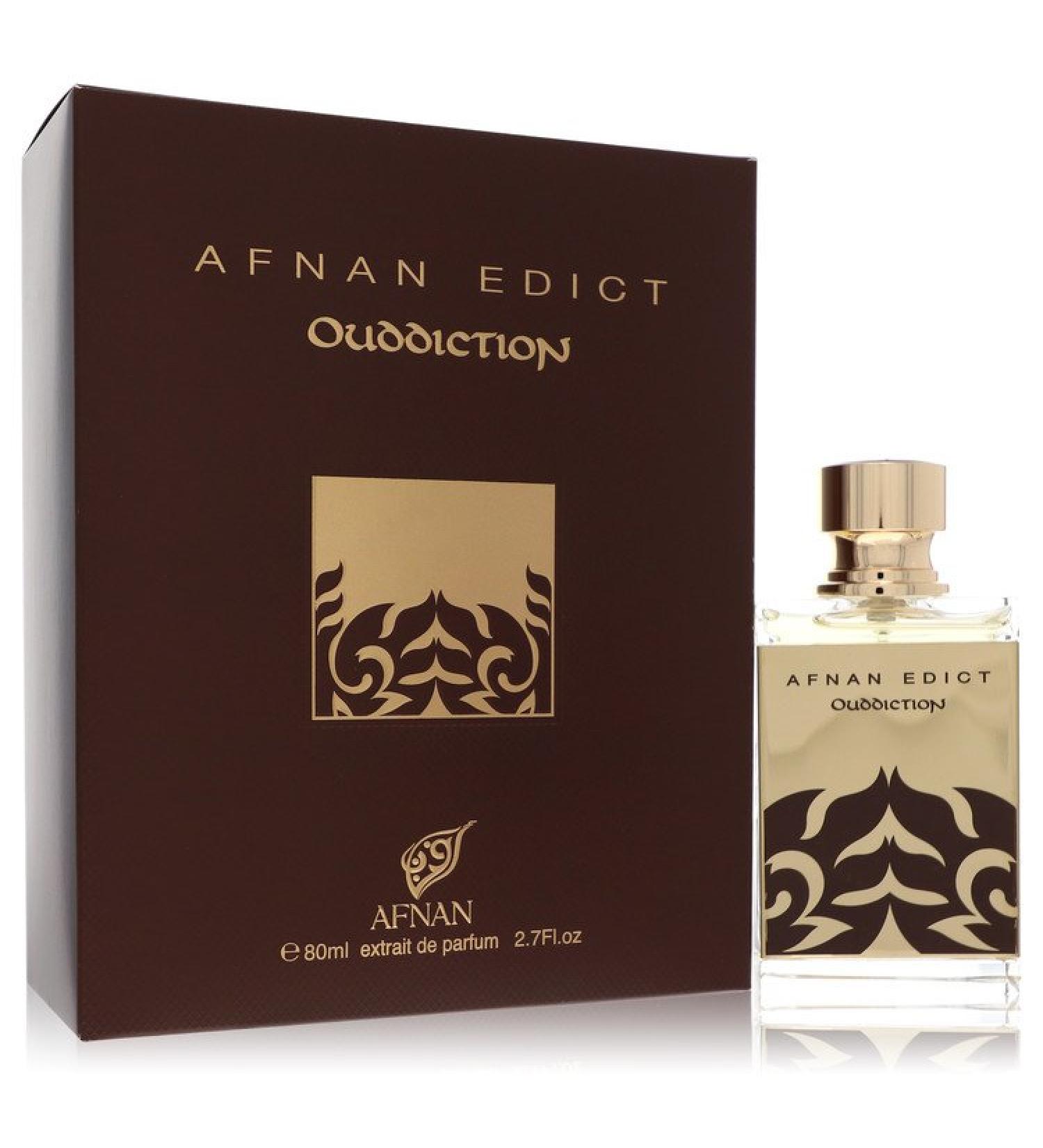 Afnan Edict Ouddiction by Afnan Extrait De Parfum Spray (Unisex) 2.7 oz for Women