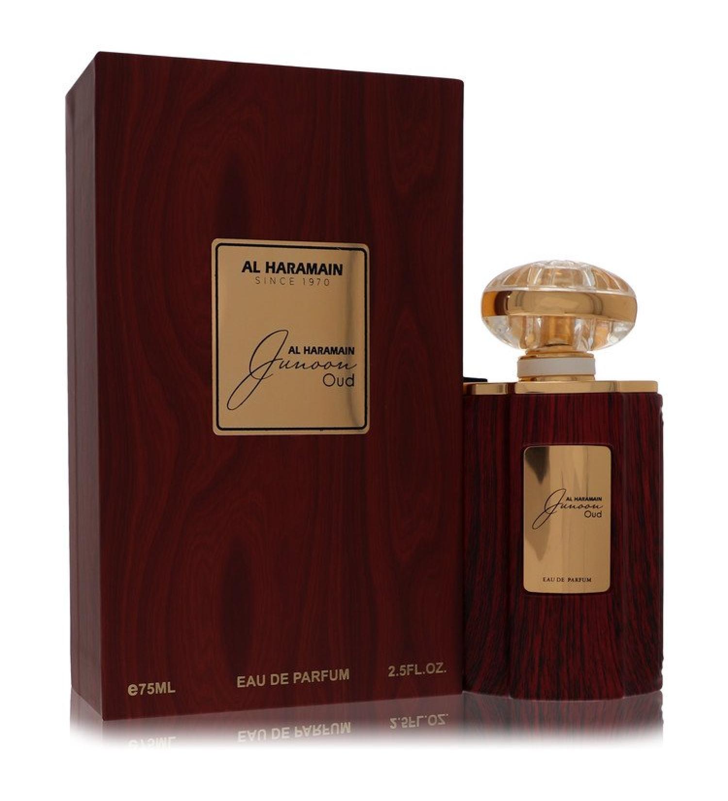 Al Haramain Junoon Oud by Al Haramain Eau De Parfum Spray 2.5 oz for Women