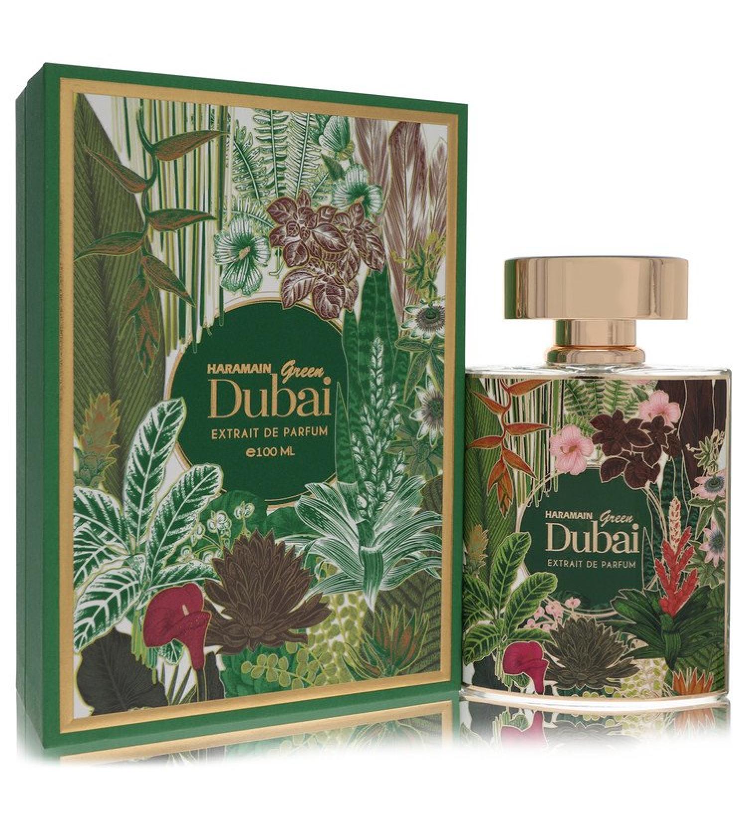 Al Haramain Green Dubai by Al Haramain Extrait De Parfum Spray (Unisex) 3.3 oz for Women