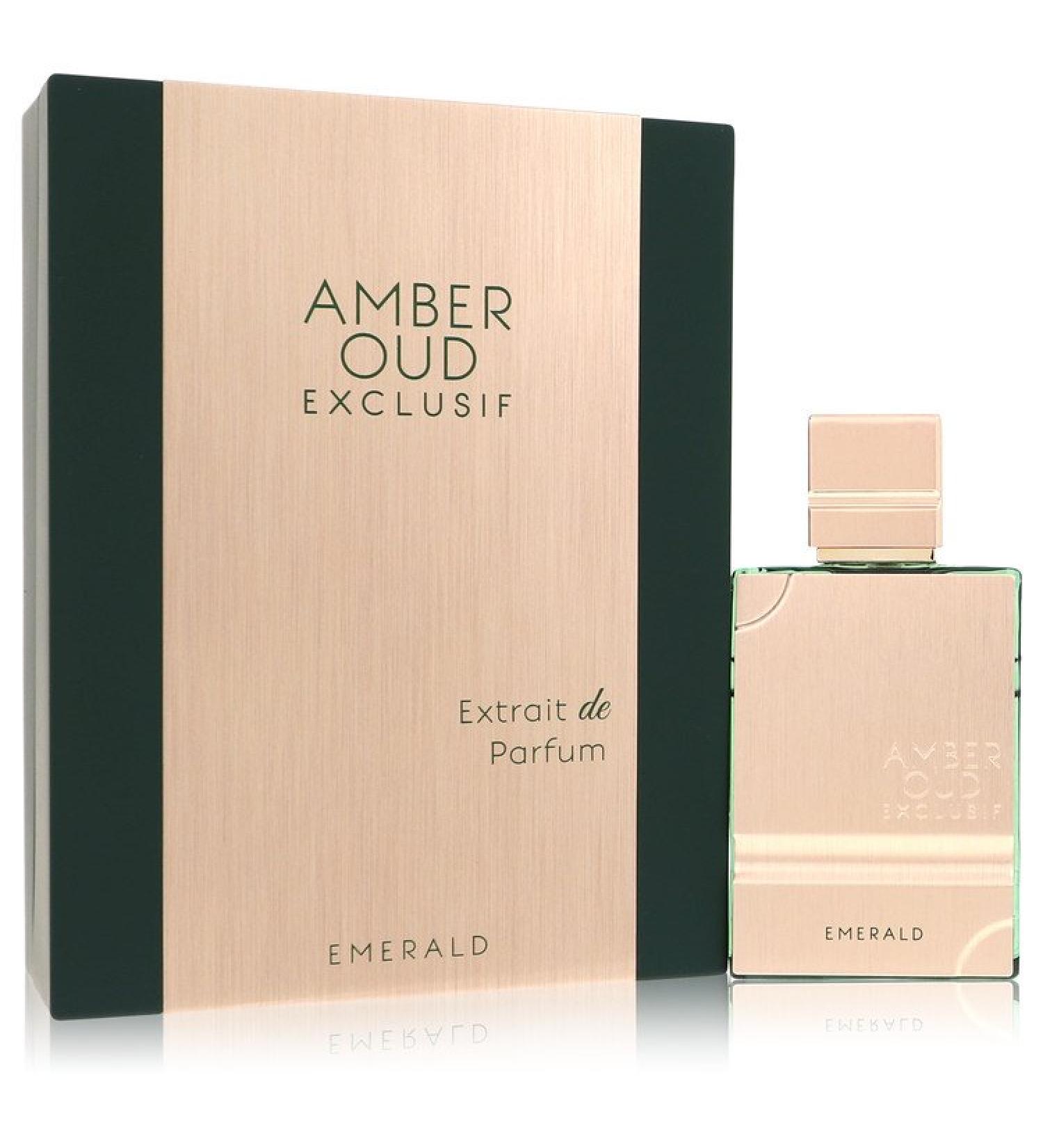 Amber Oud Exclusif Emerald by Al Haramain Eau De Parfum Spray (Unisex) 2 oz for Men