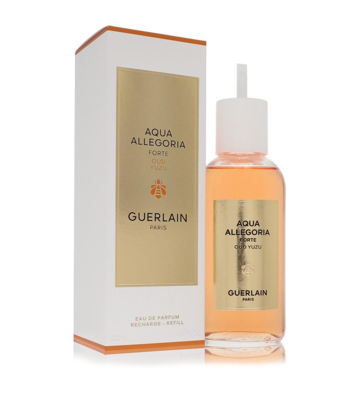 Aqua Allegoria Forte Oud Yuzu by Guerlain Eau De Parfum Refill (Unisex) 6.7 oz for Women