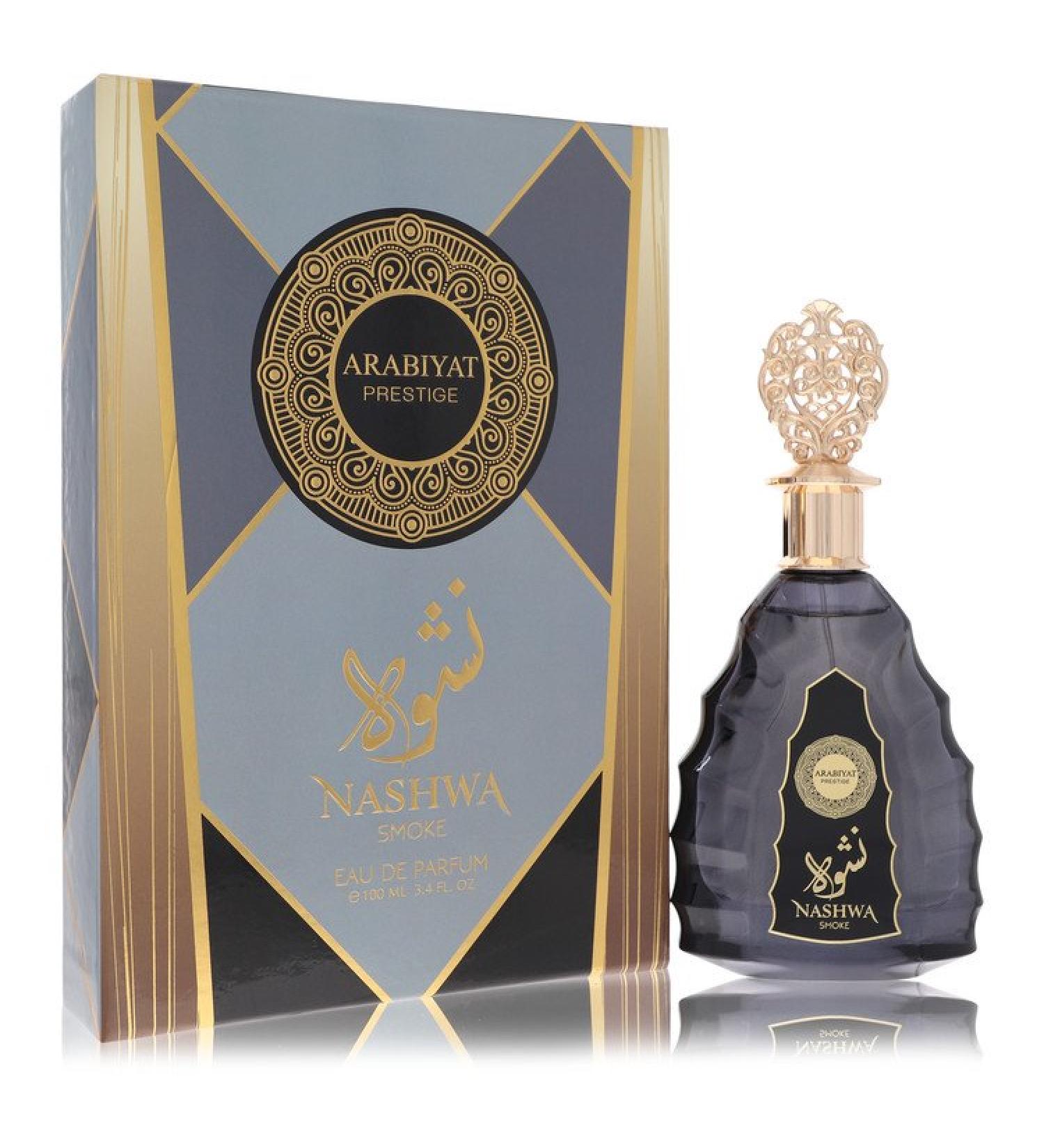 Arabiyat Prestige Nashwa Smoke by Arabiyat Prestige Eau De Parfum Spray (Unisex) 3.4 oz for Men