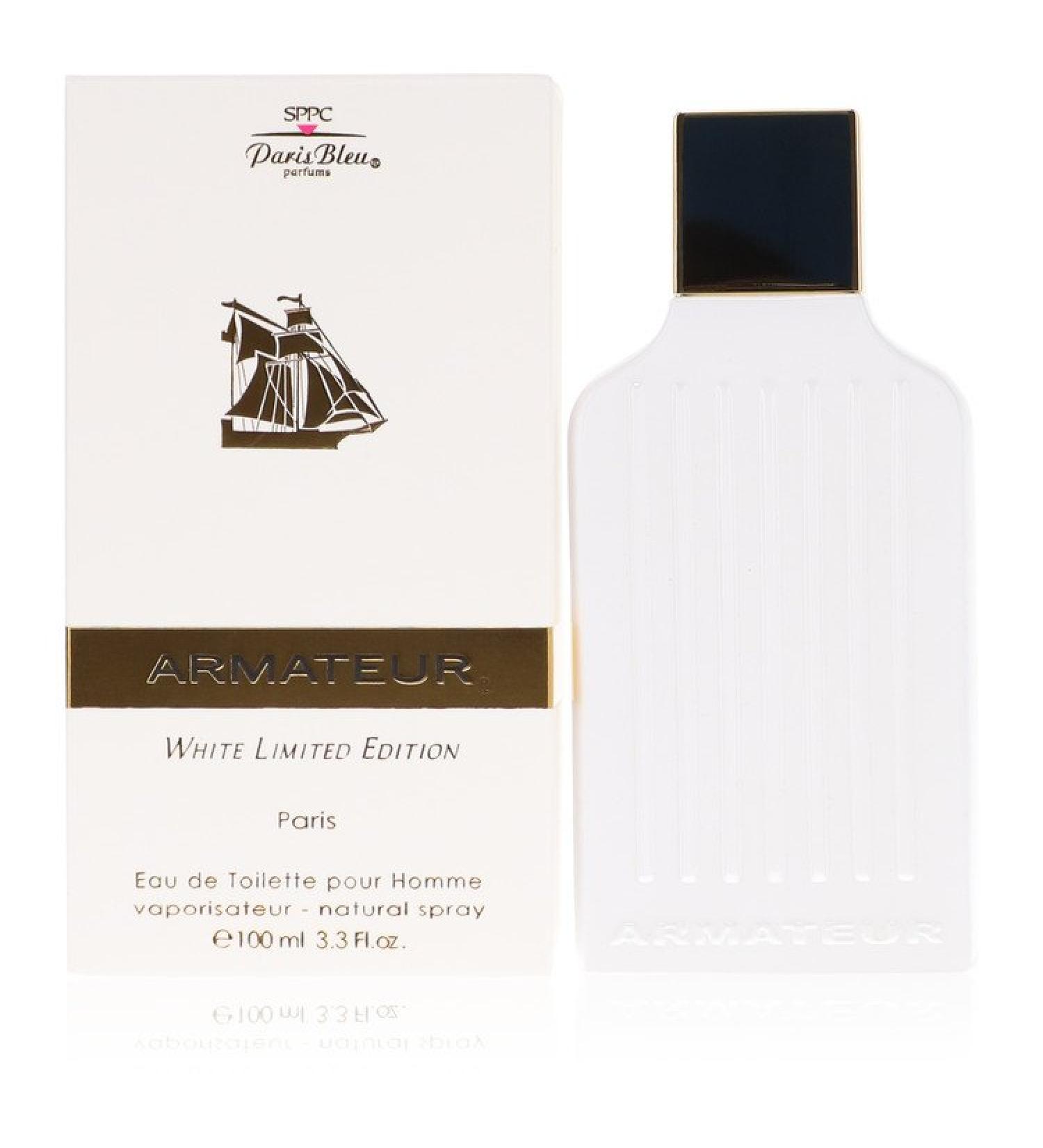 Armateur White by Paris Bleu Eau De Toilette Spray 3.3 oz for Men