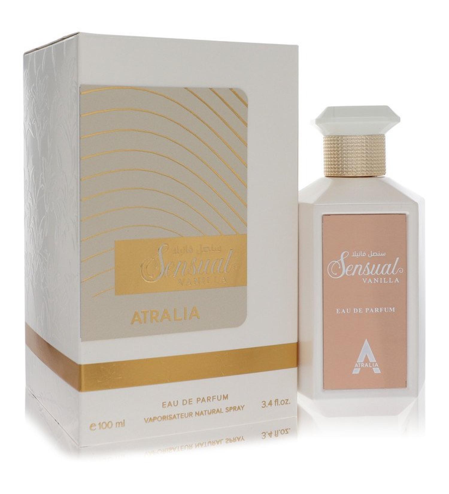 Atralia Sensual Vanilla by Atralia Eau De Parfum Spray (Unisex) 3.4 oz for Women