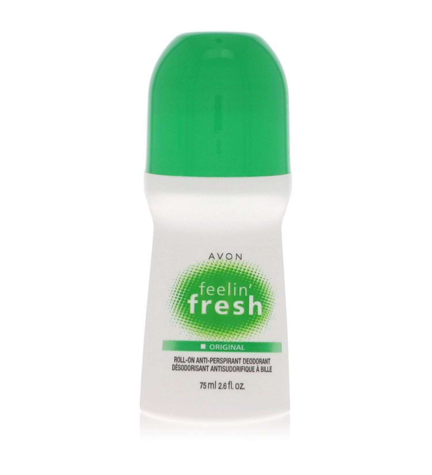 Avon Feelin' Fresh by Avon Roll On Deodorant 2.6 oz for Women