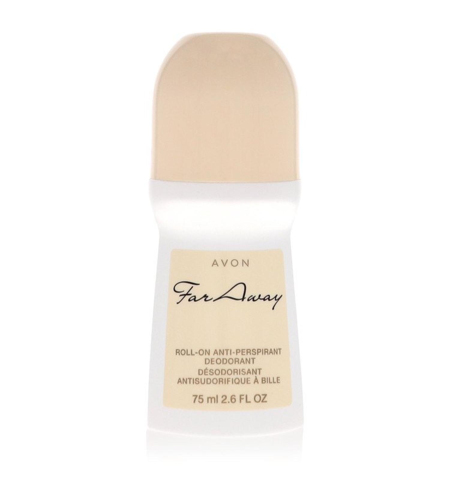 Avon Far Away by Avon Roll On Deodorant 2.6 oz for Women