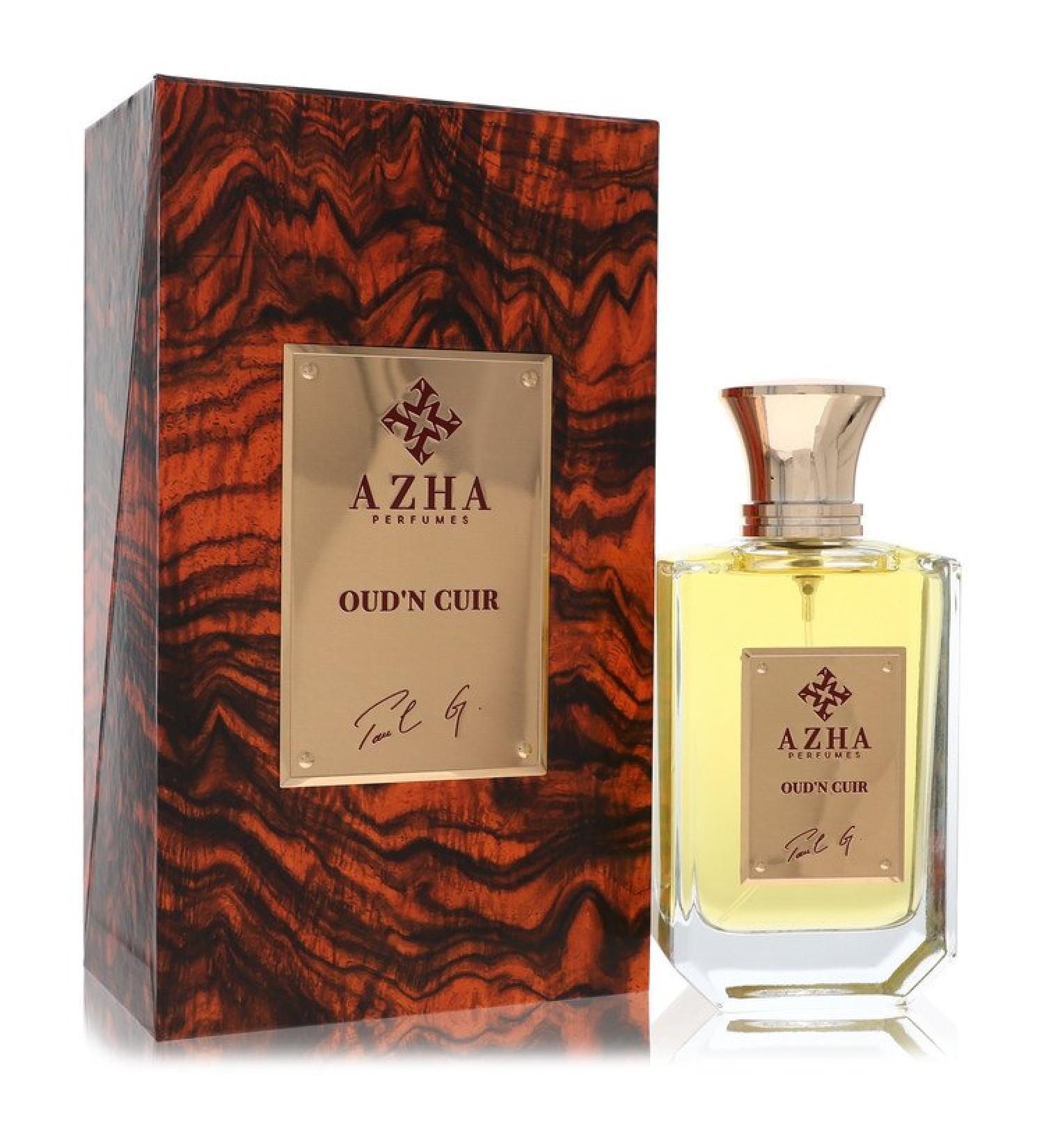 Azha Oud'n Cuir by Azha Eau De Parfum Spray 3.3 oz for Men