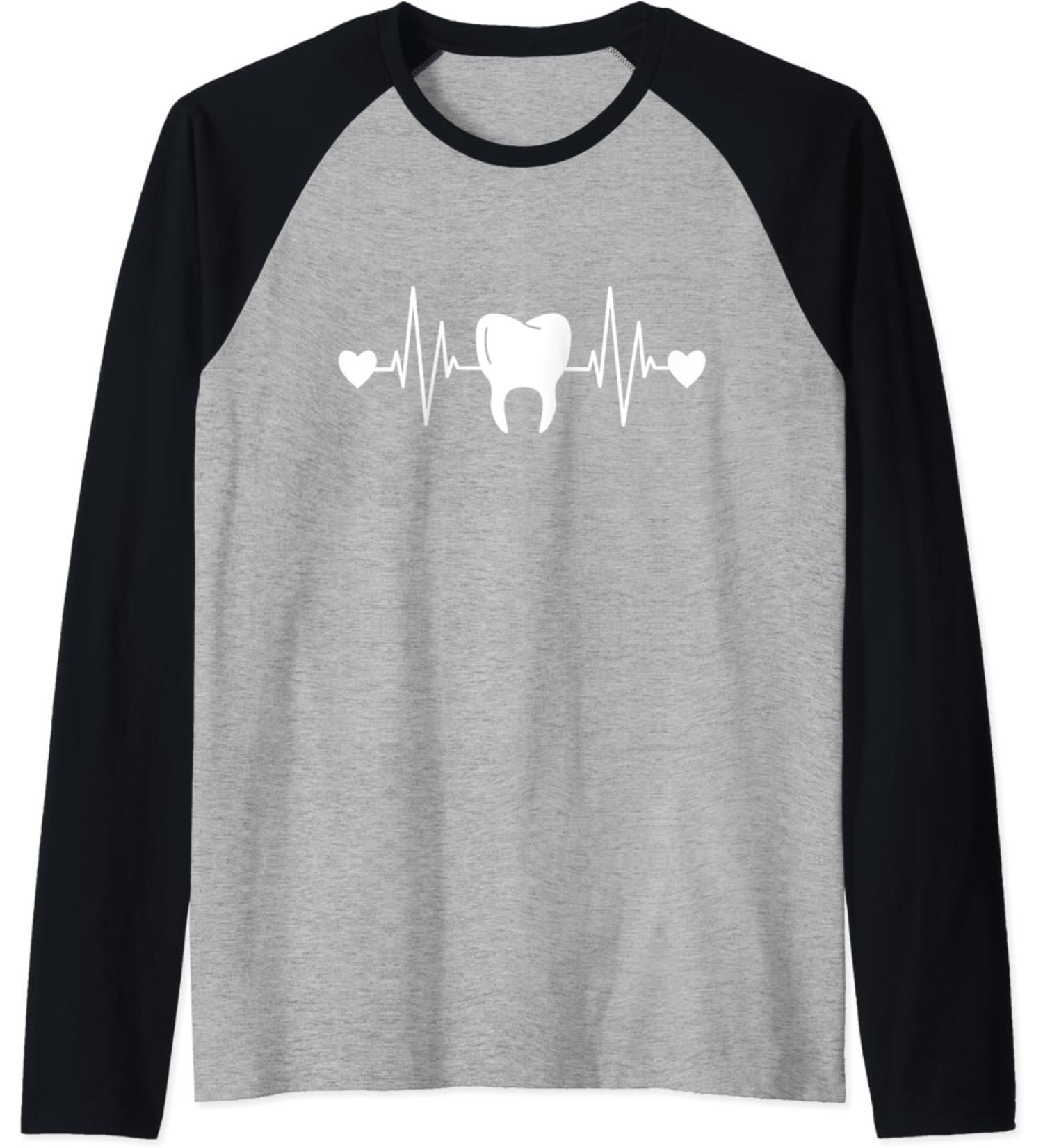 Funny Gift for Dentists and Oral Hygienists Raglan