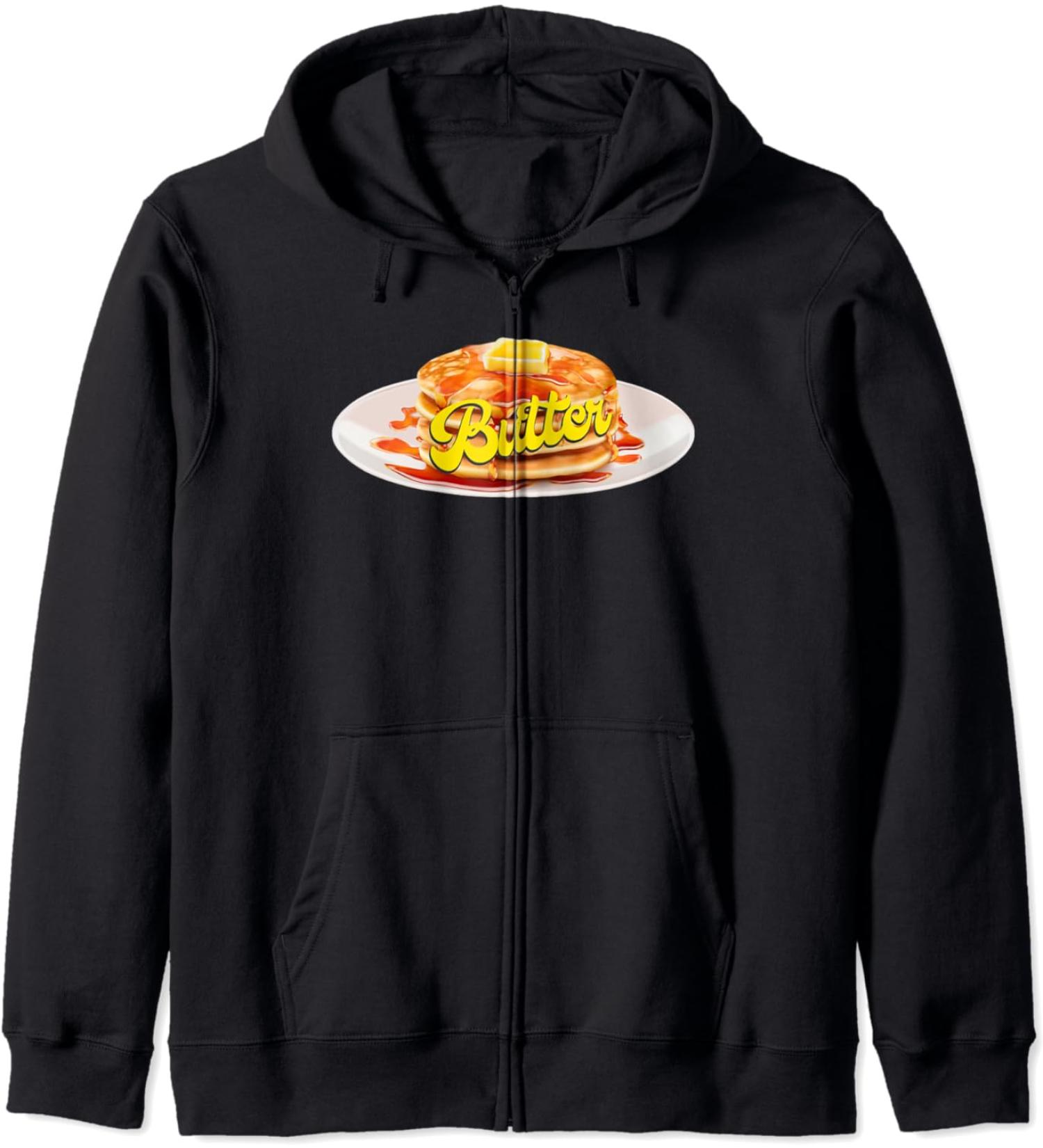 BT Butter and Syrupy Pancakes Zip Hoodie