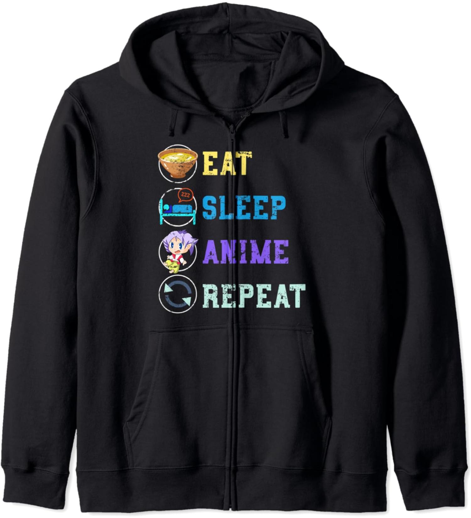 Kawaii Manga Japanese Food Ramen Noodles Otaku Anime Zip Hoodie