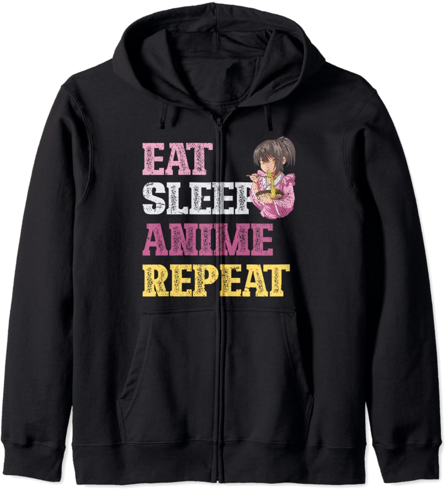 Japan Otaku Ramen Noodles Kawaii Japanese Food Manga Anime Zip Hoodie