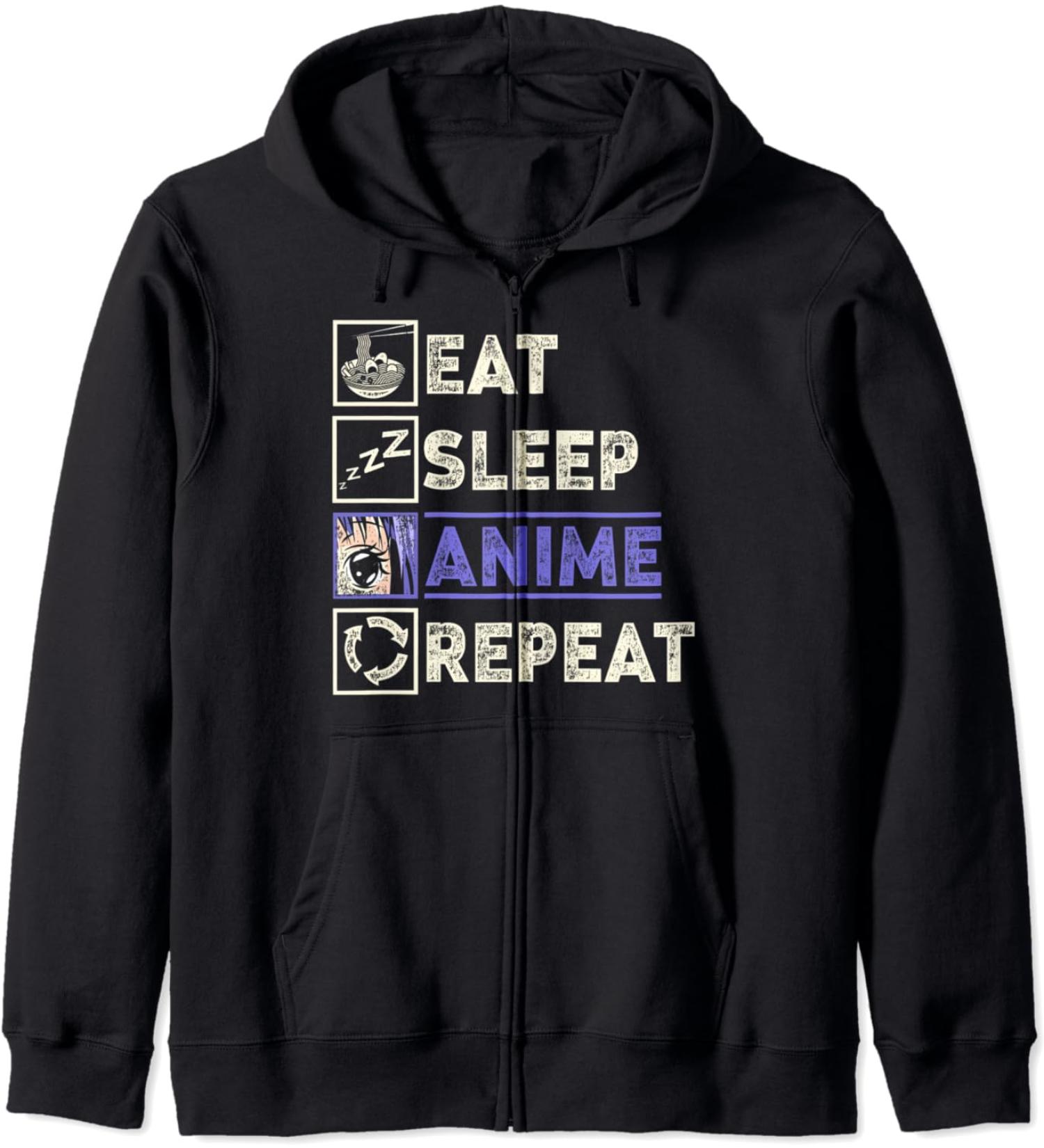 Kawaii Ramen Noodles Foodie Japanese Manga Otaku Anime Zip Hoodie