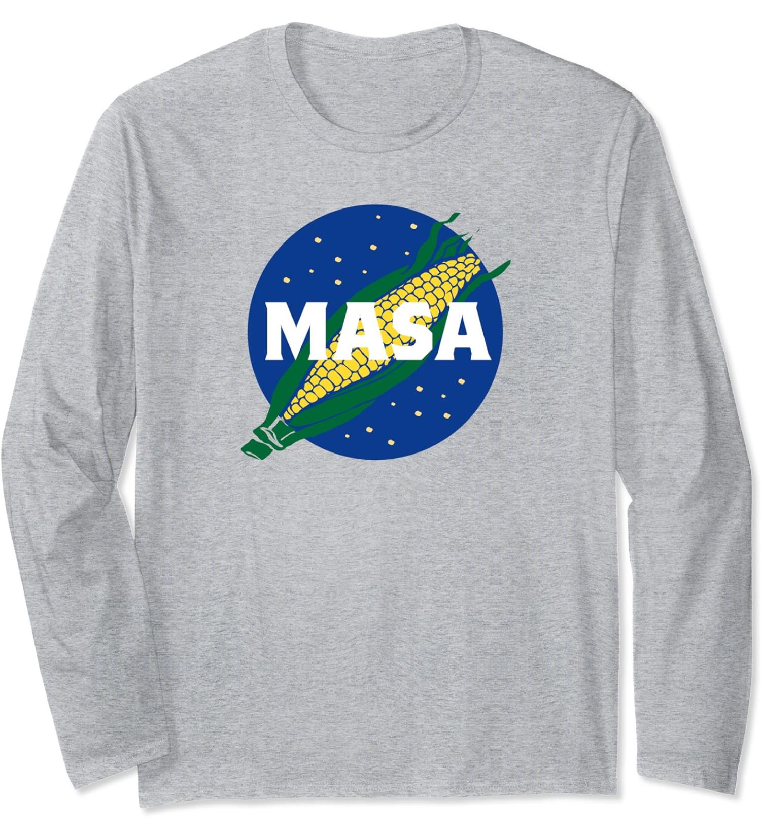 Masa Mexican Corn Flour Tortilla Tamales Long Sleeve T-Shirt