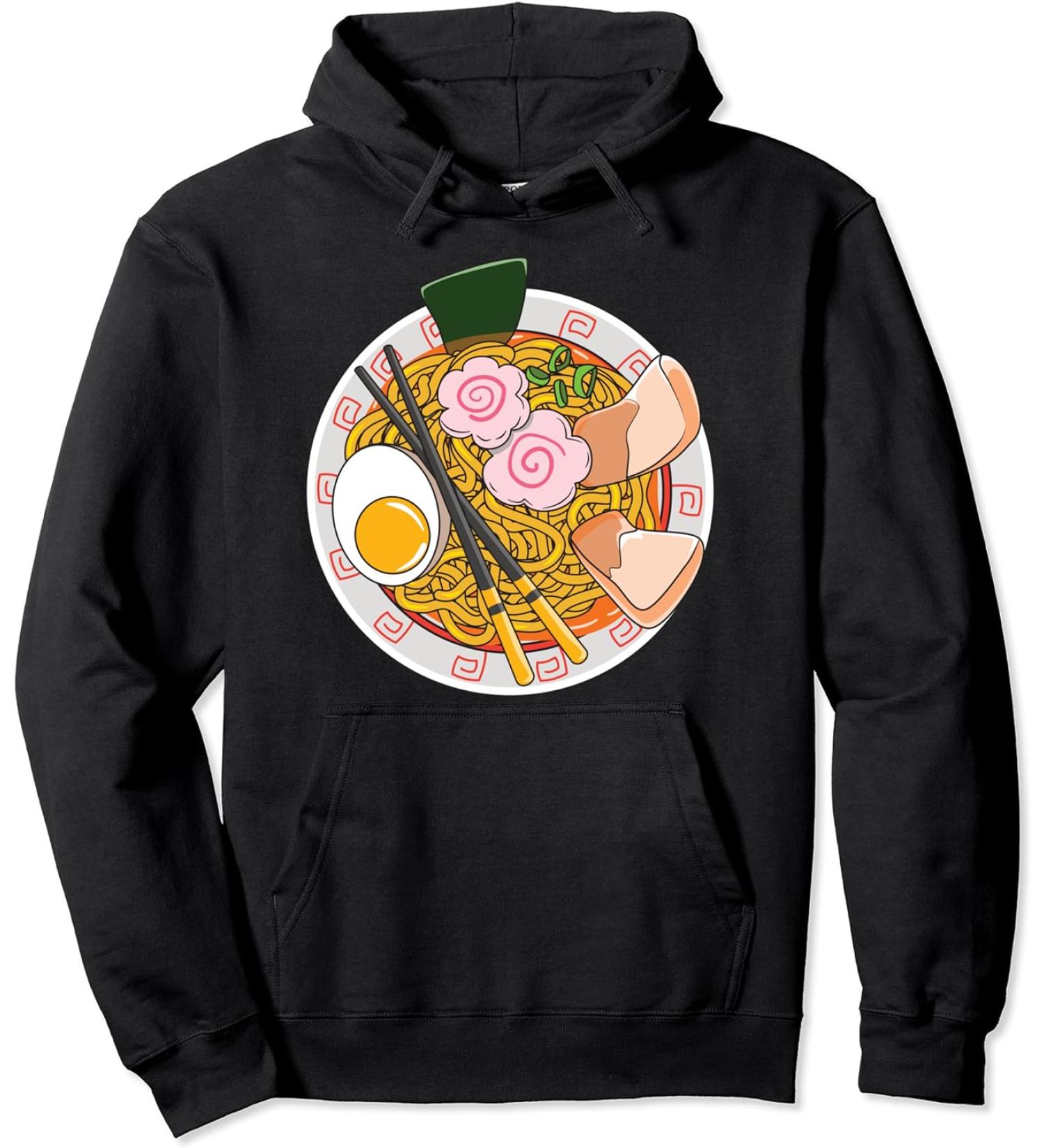 Kawaii Japanese Ramen Noodle Life Pullover Hoodie