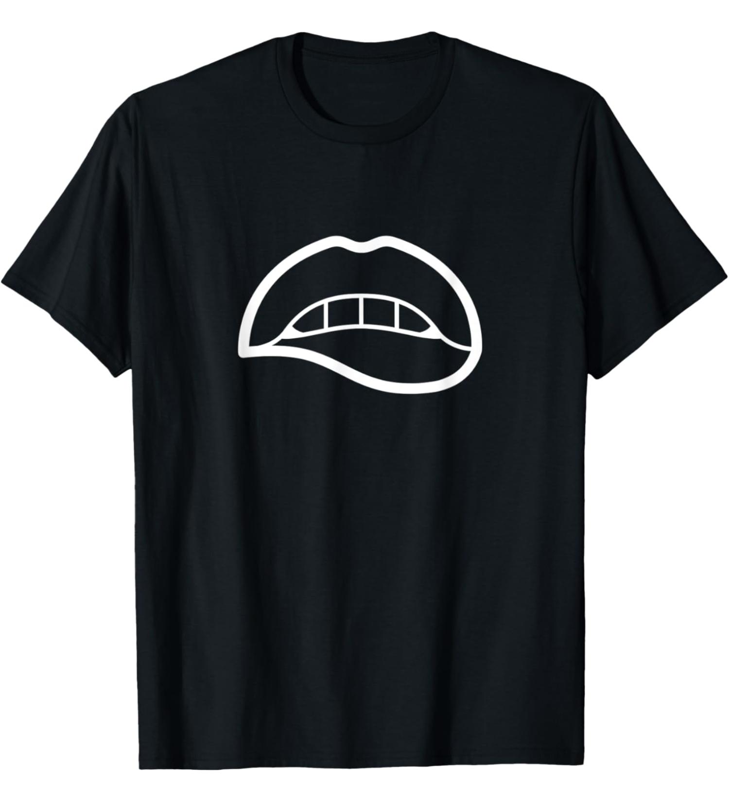 Lip Bite Meme Trend Sheesh T-Shirt